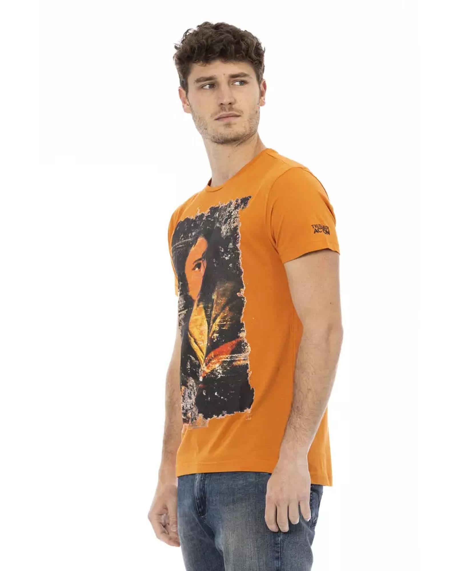 Short Sleeve T-shirt with Front Print M Men Secondary image