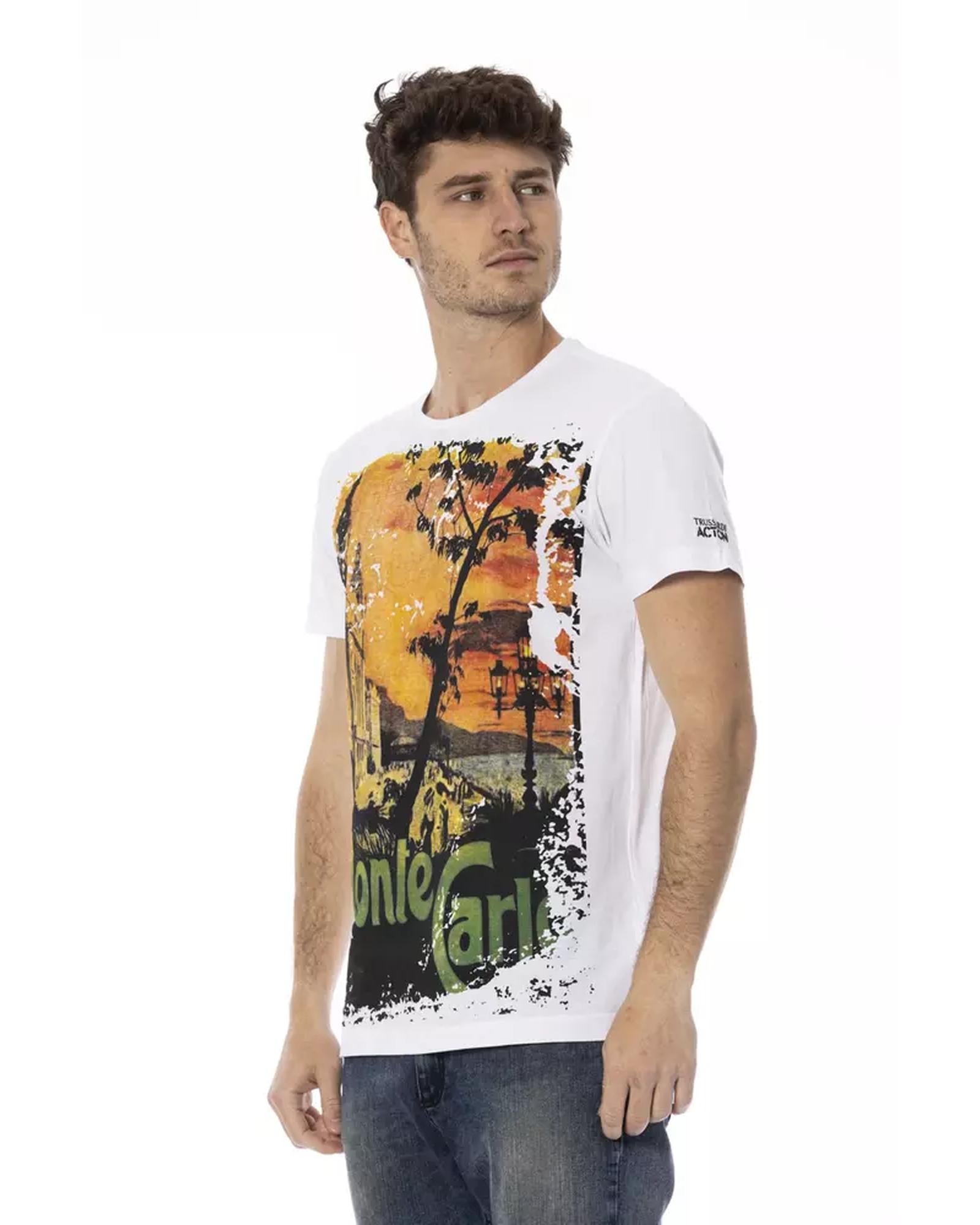 Short Sleeve T-shirt with Front Print M Men Secondary image