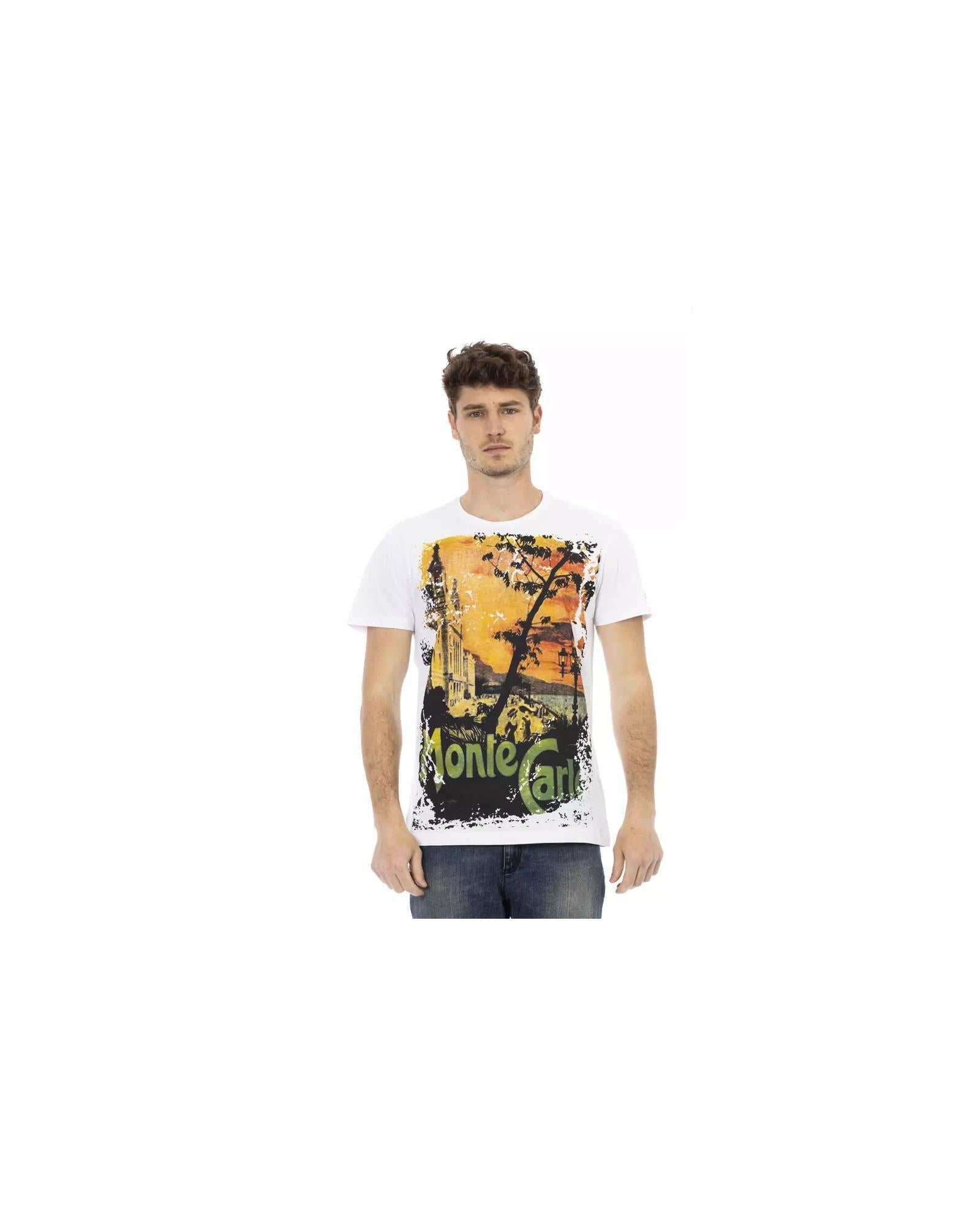 Short Sleeve T-shirt with Front Print 2XL Men Main image
