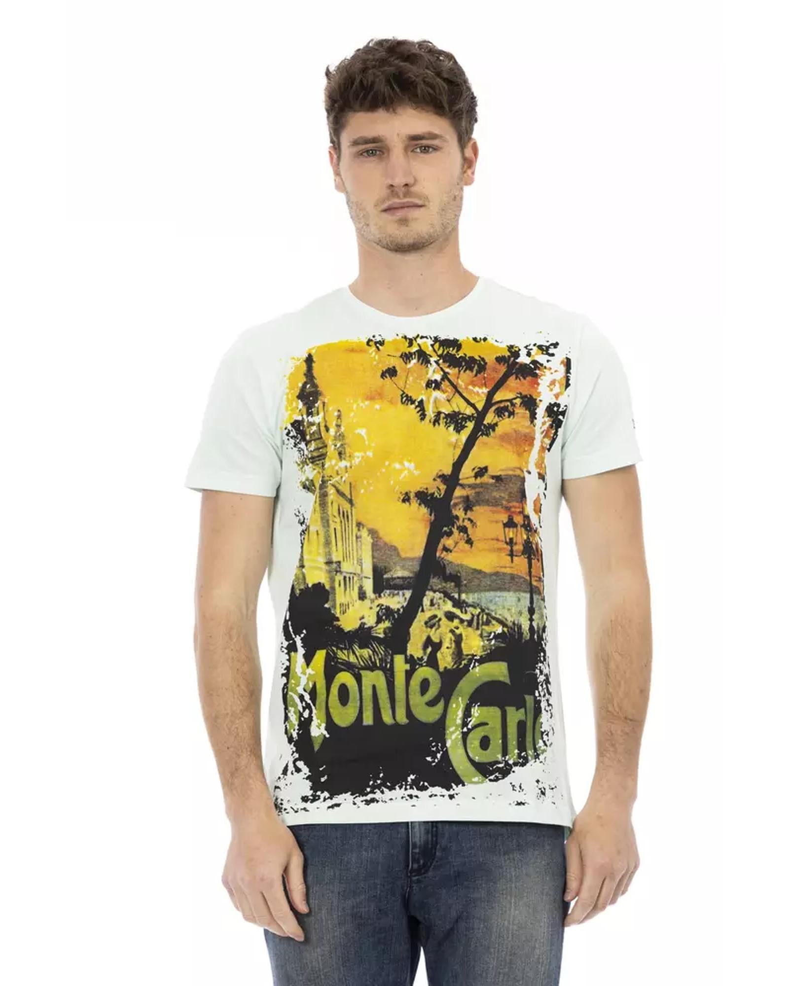 Short Sleeve T-shirt with Front Print 3XL Men Main image