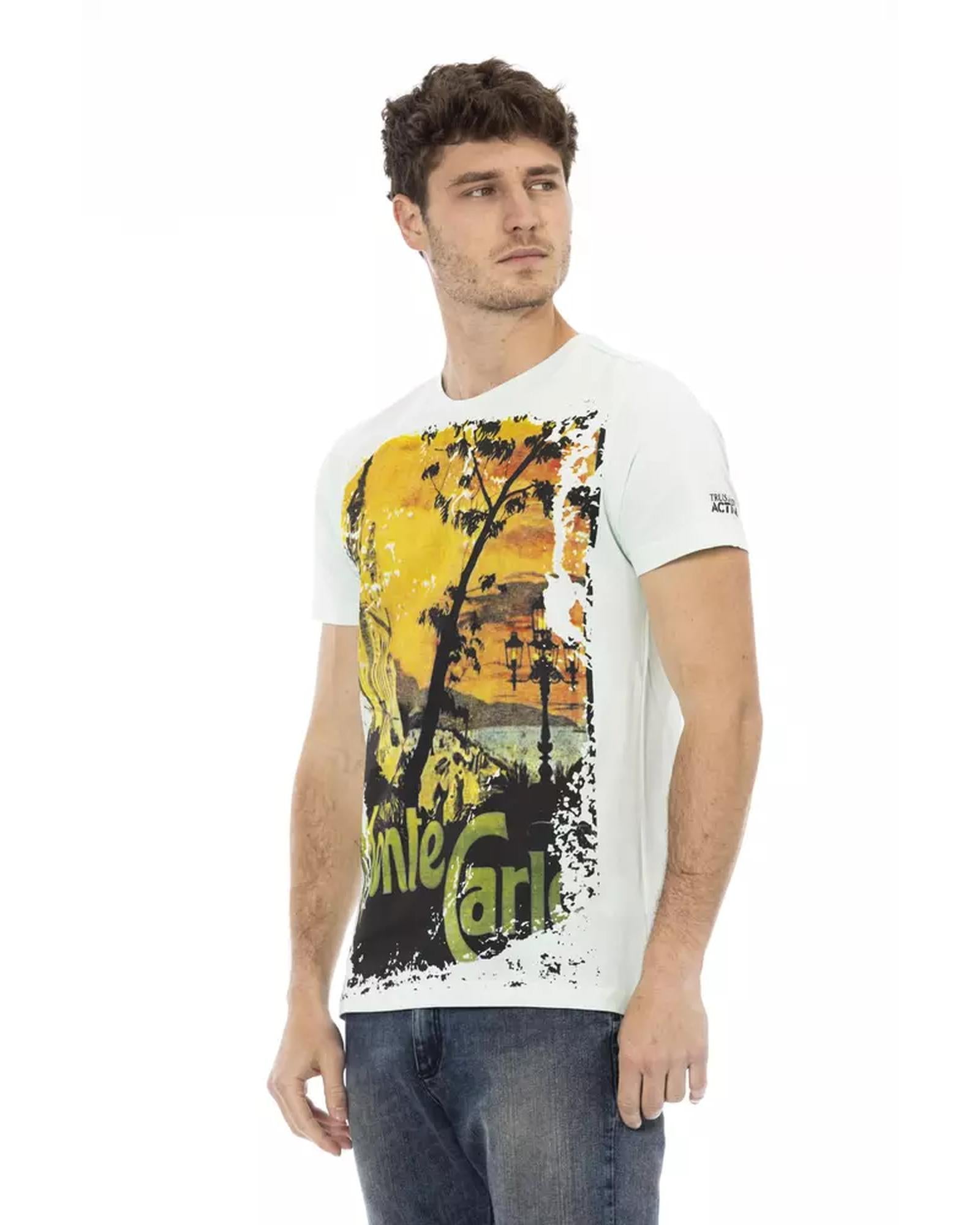 Short Sleeve T-shirt with Front Print 3XL Men Secondary image