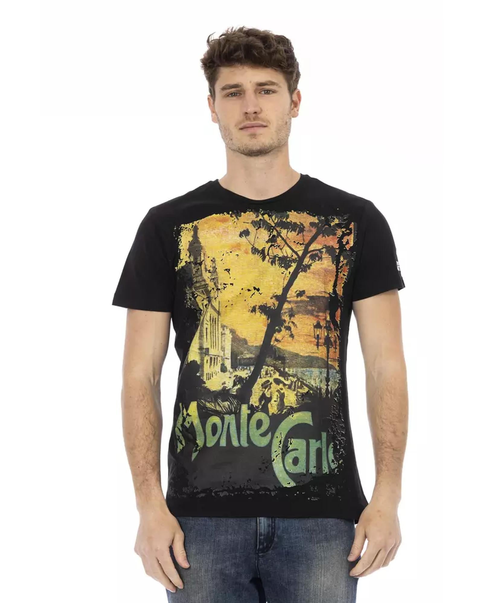 Short Sleeve T-shirt with Front Print L Men Main image