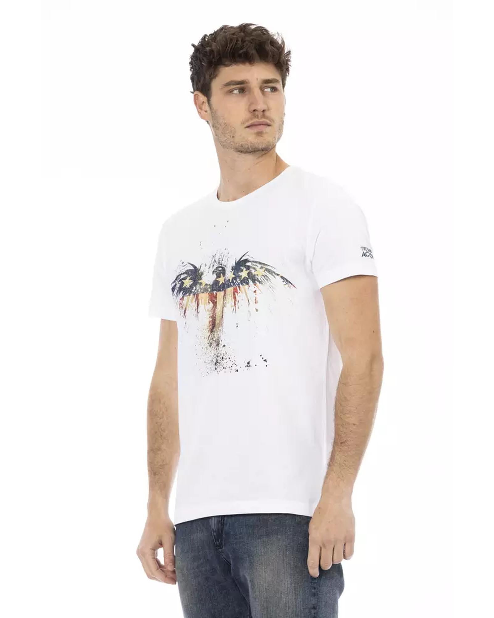 Front Print Short Sleeve T-shirt L Men Secondary image