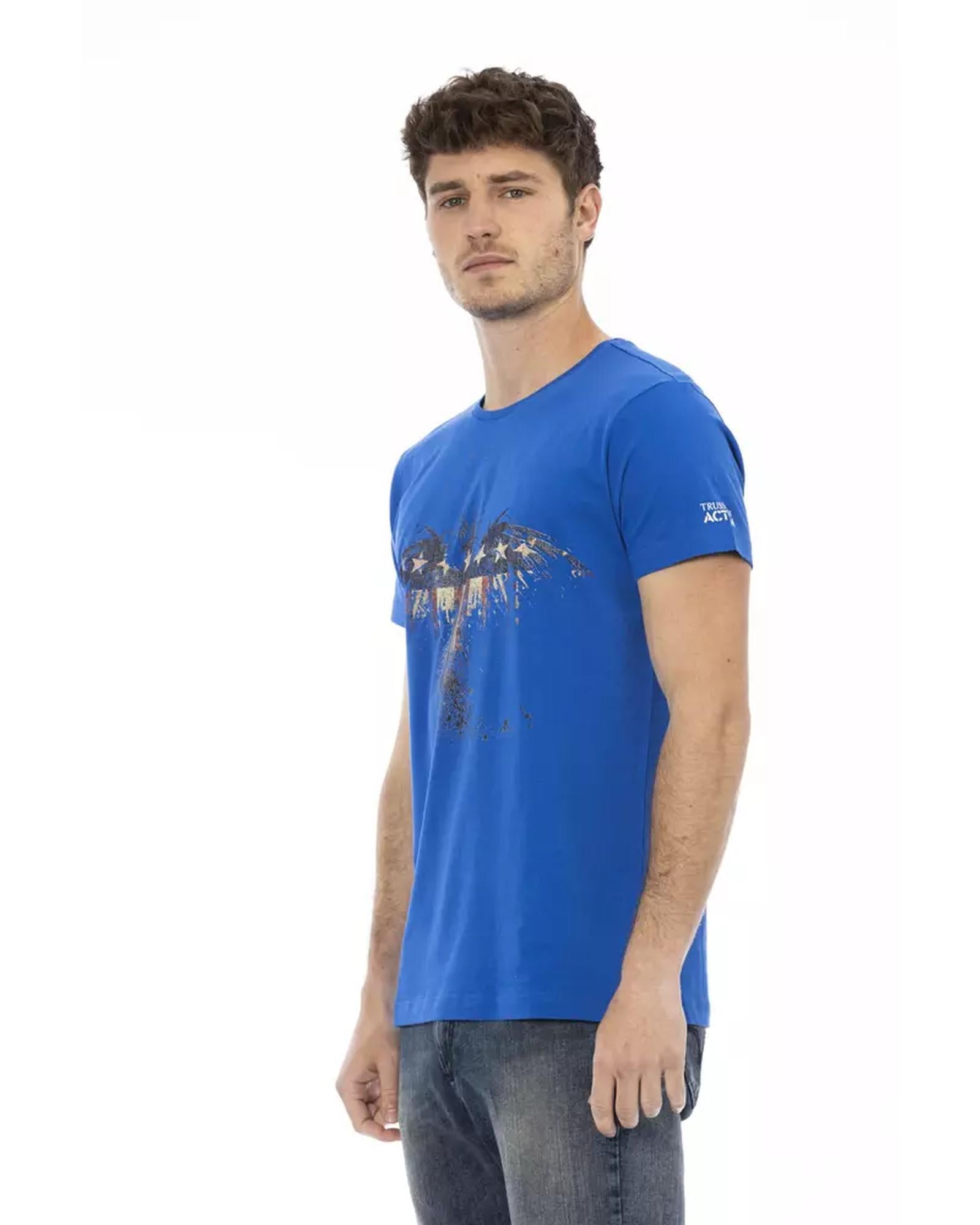 Front Print Short Sleeve T-shirt 2XL Men Secondary image