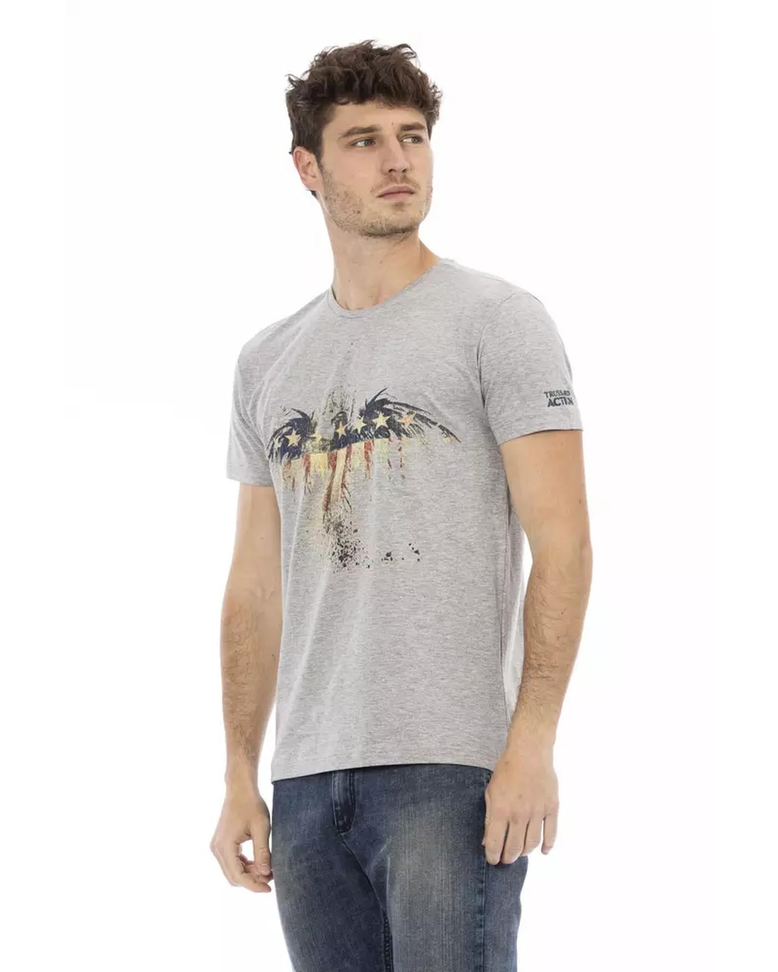 Short Sleeve T-shirt with Front Print S Men Secondary image