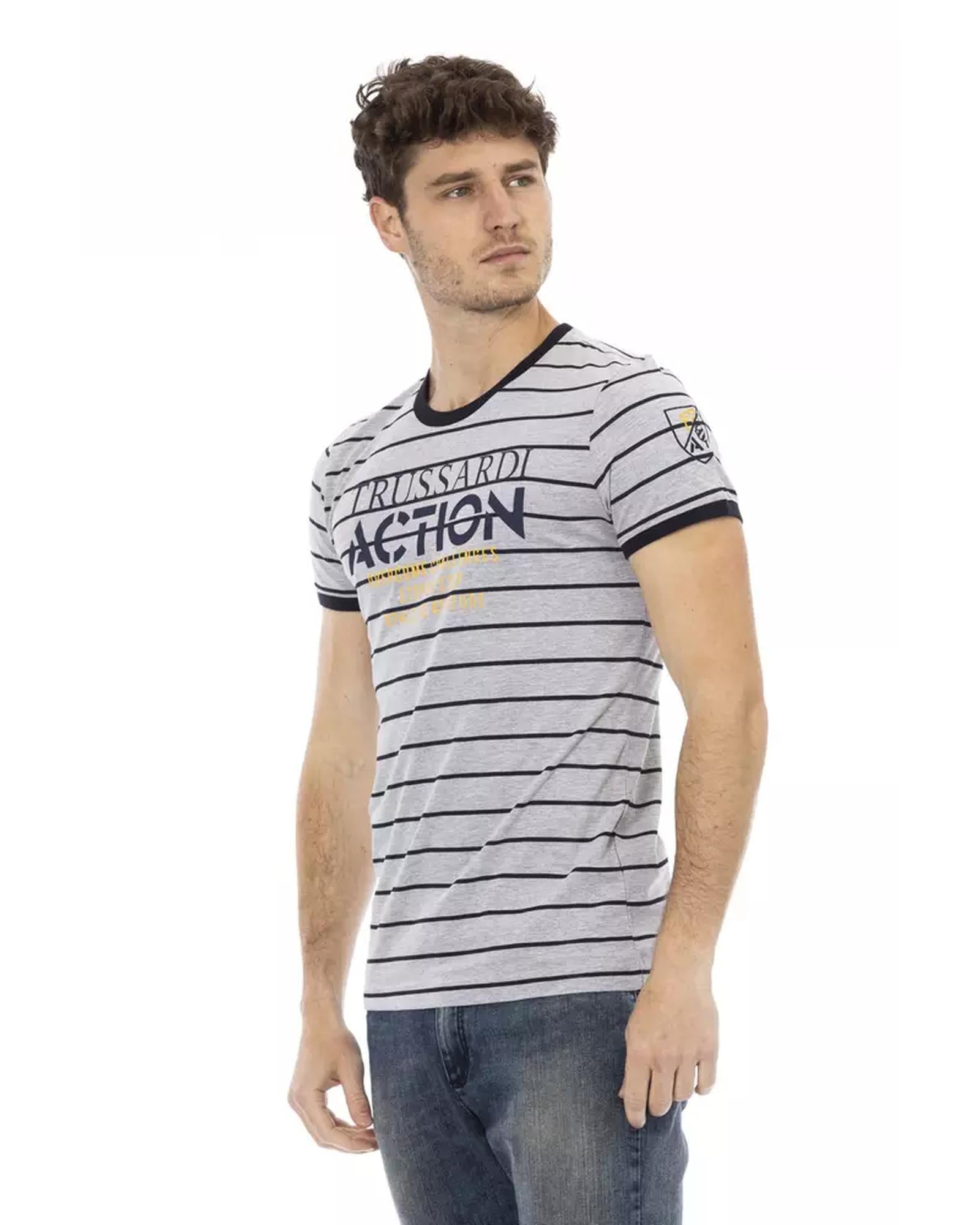Printed Round Neck Short Sleeve T-Shirt 2XL Men Secondary image