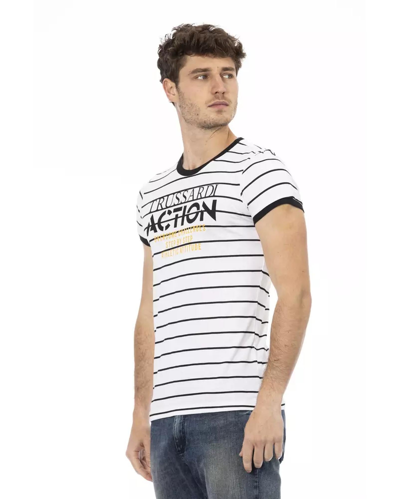 Short Sleeve T-shirt with Front Print XL Men Secondary image