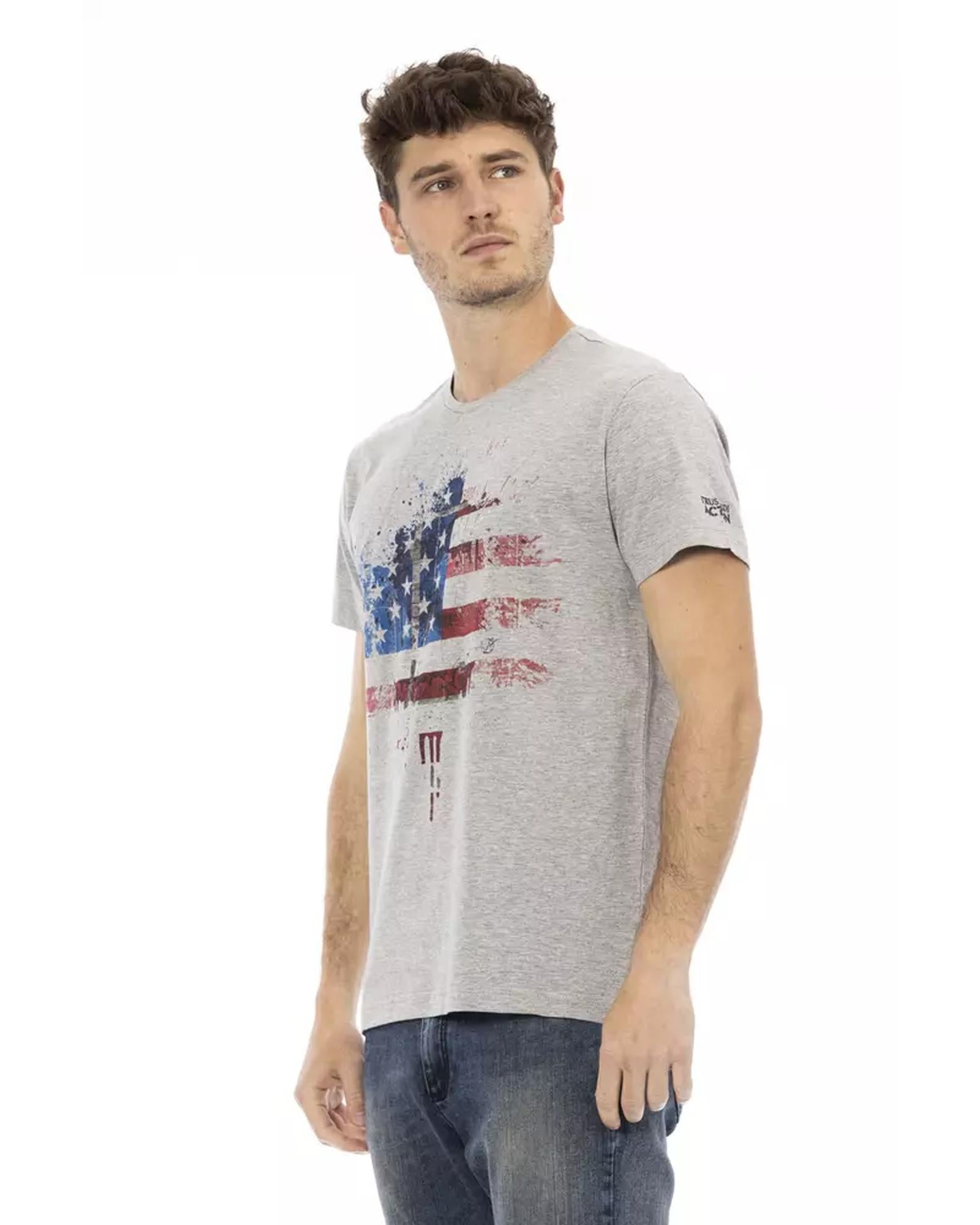 Graphic Print Short Sleeve T-shirt L Men Secondary image