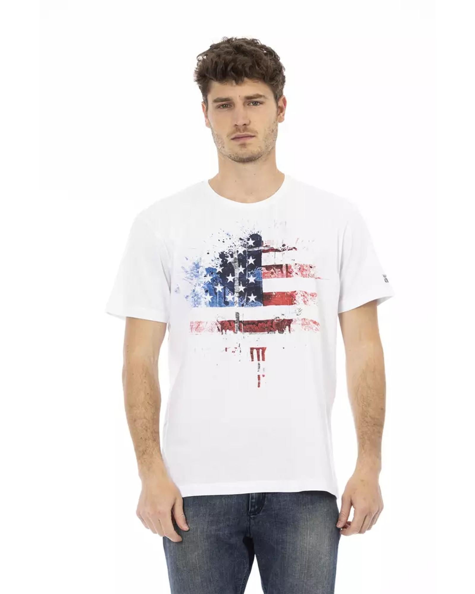 Short Sleeve T-shirt with Front Print 2XL Men Main image