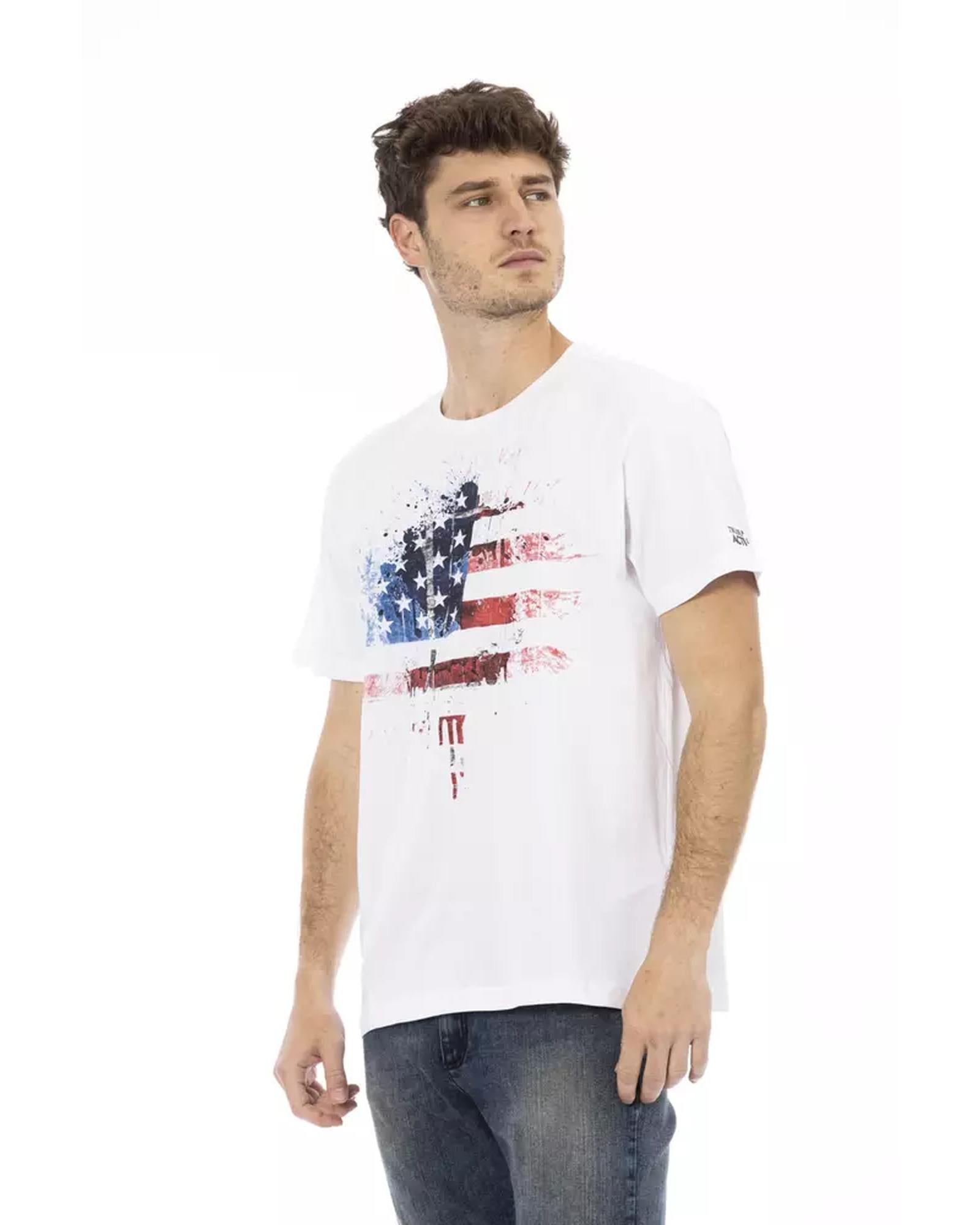 Short Sleeve T-shirt with Front Print 2XL Men Secondary image