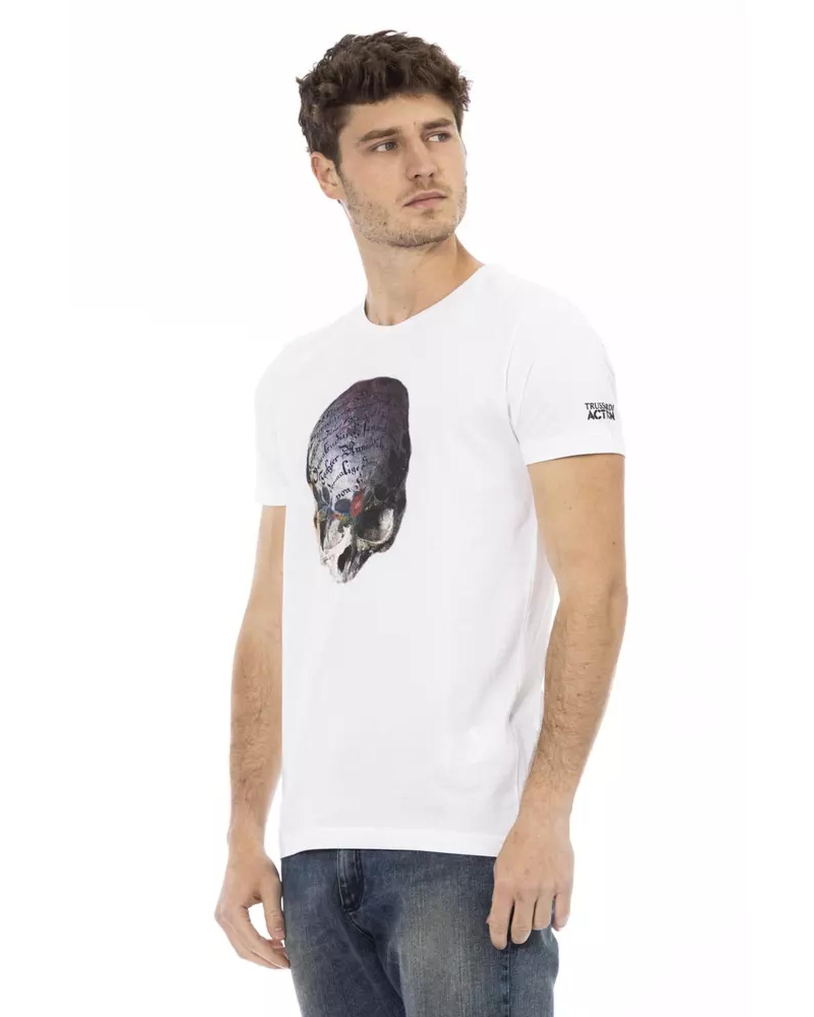 Printed Short Sleeve Round Neck T-shirt L Men Secondary image