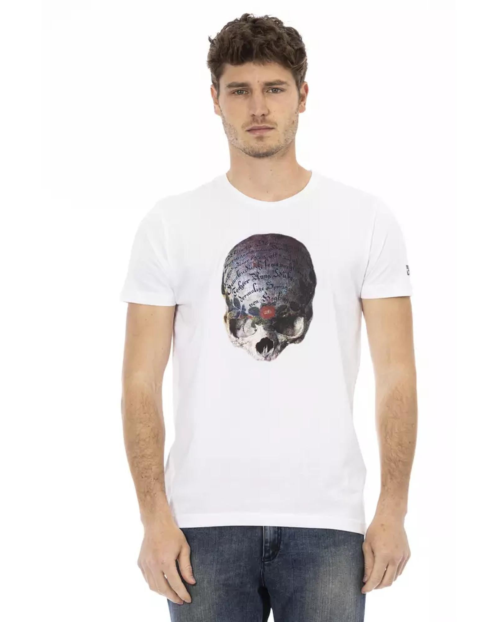 Printed Short Sleeve Round Neck T-shirt 2XL Men Main image
