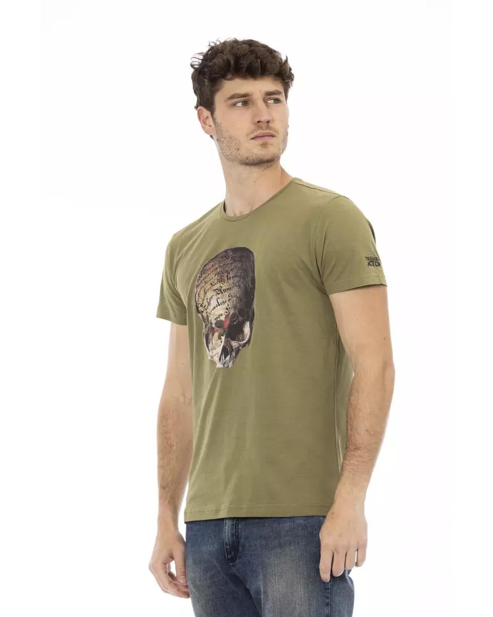 Short Sleeve T-shirt with Front Print 3XL Men Secondary image