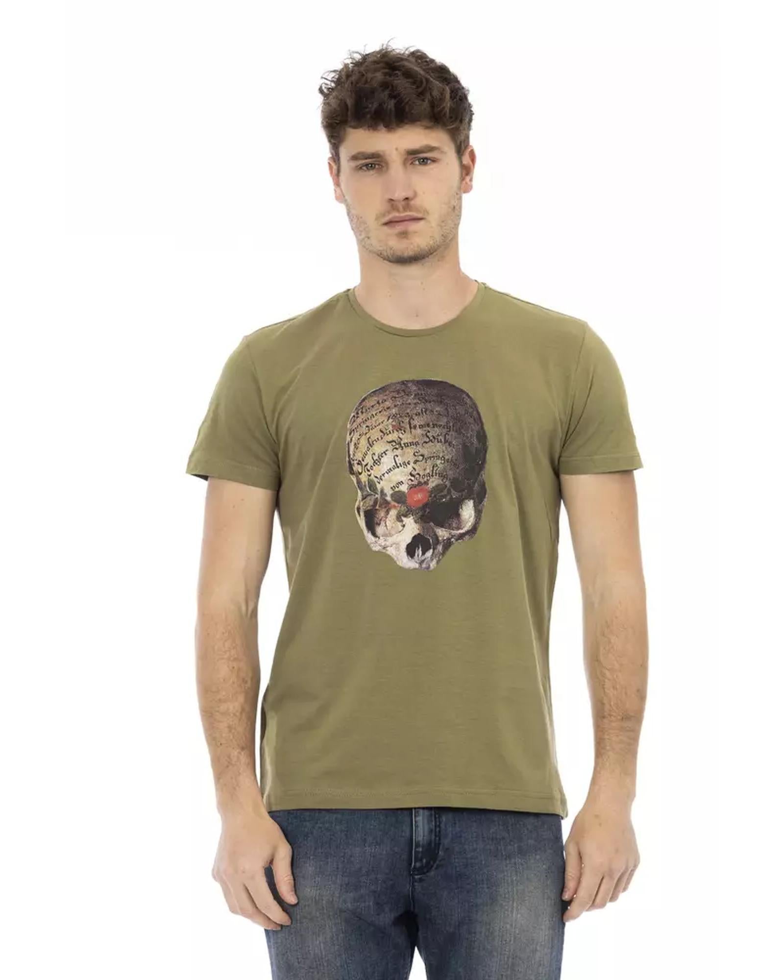 Short Sleeve T-shirt with Front Print 2XL Men Main image