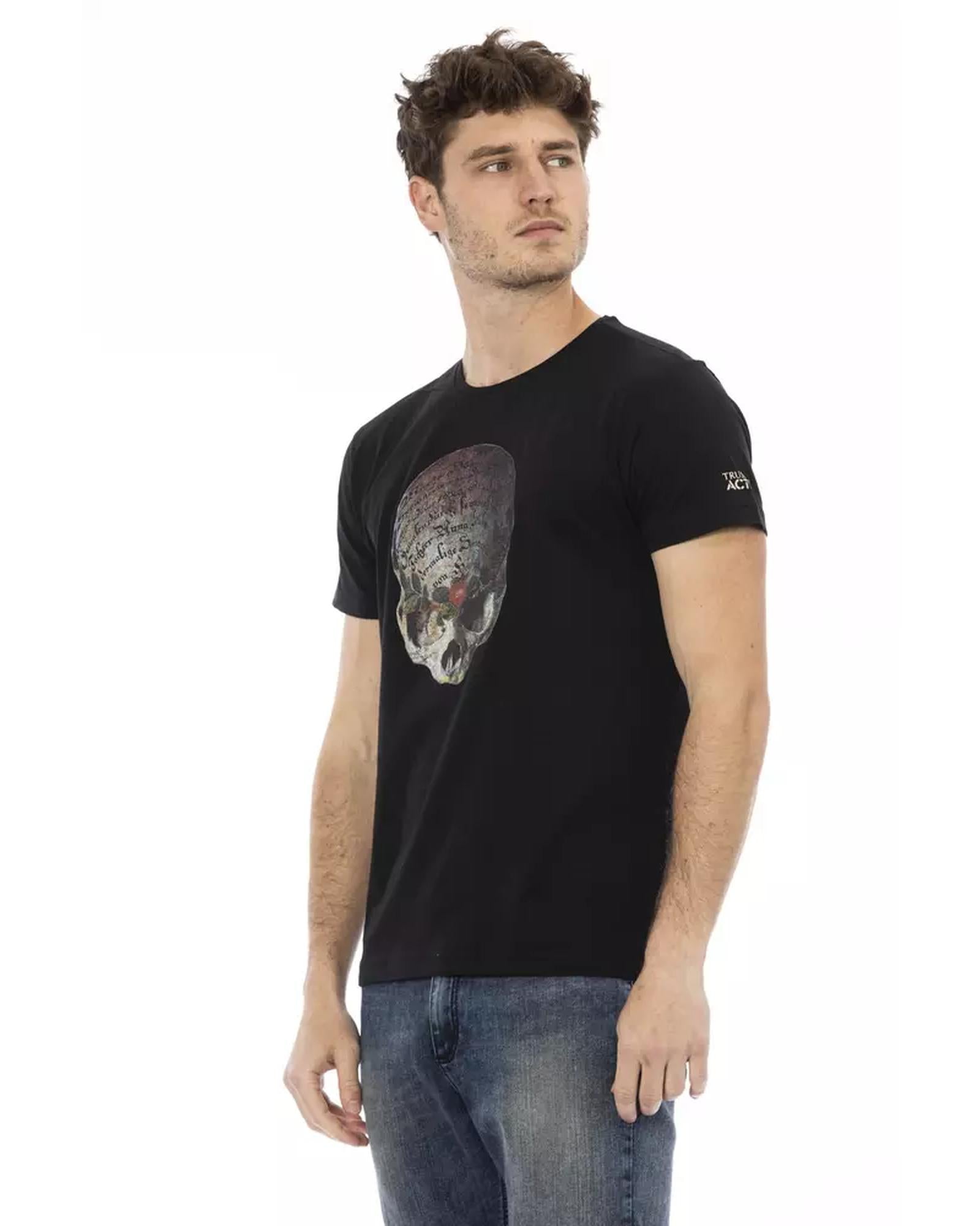 Short Sleeve T-shirt with Front Print L Men Secondary image