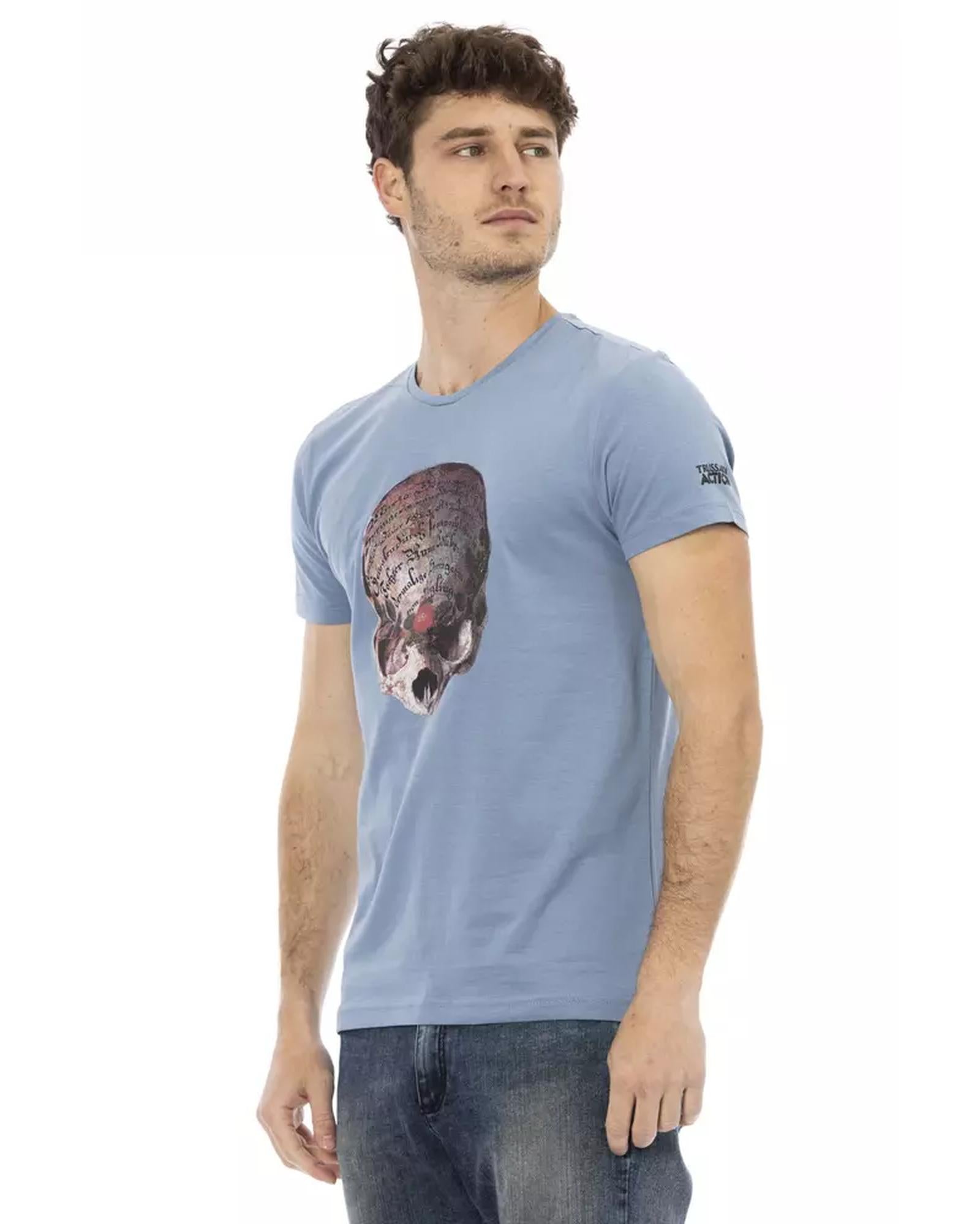Short Sleeve T-shirt with Front Print 2XL Men Secondary image