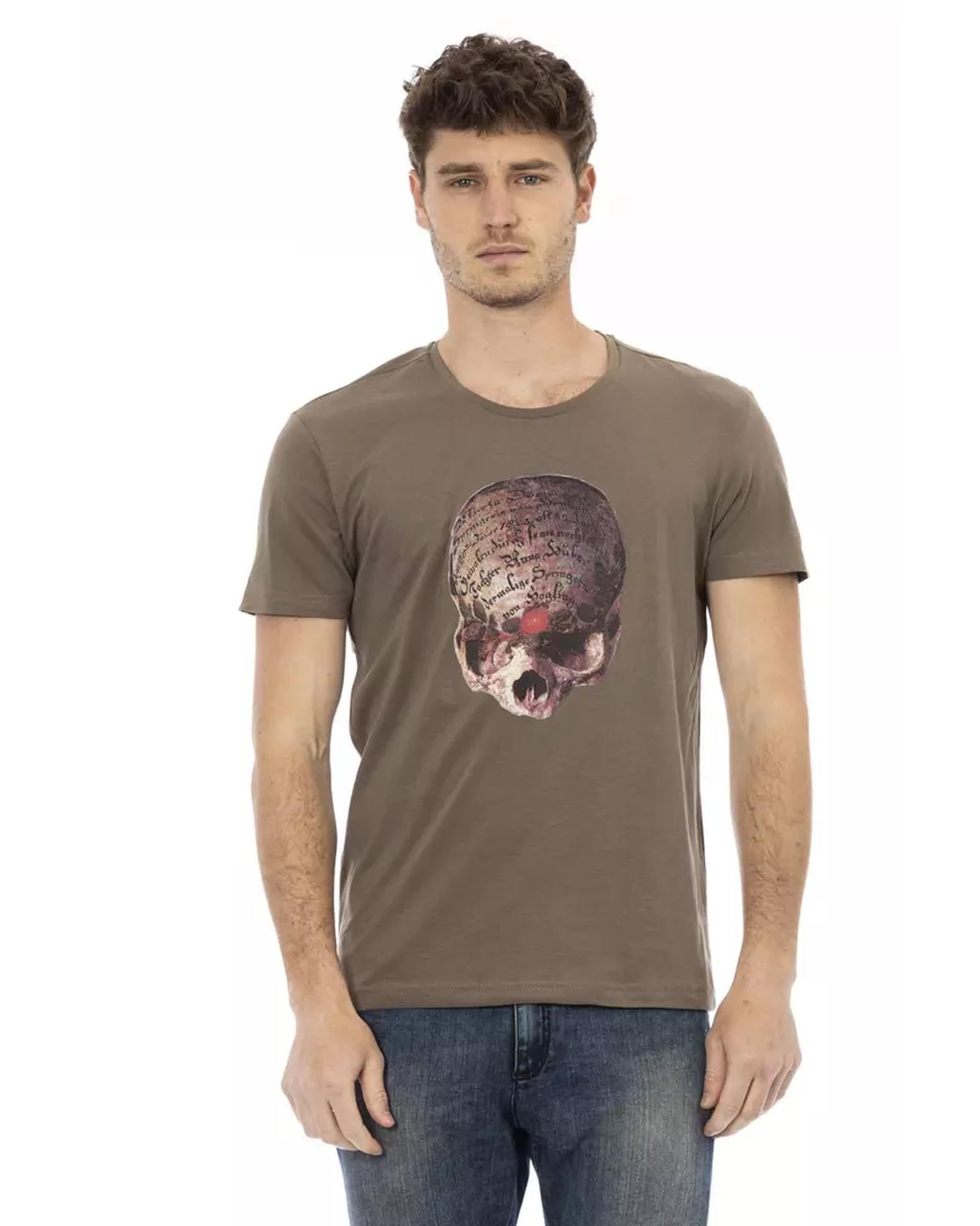 Short Sleeve T-shirt with Front Print L Men Main image