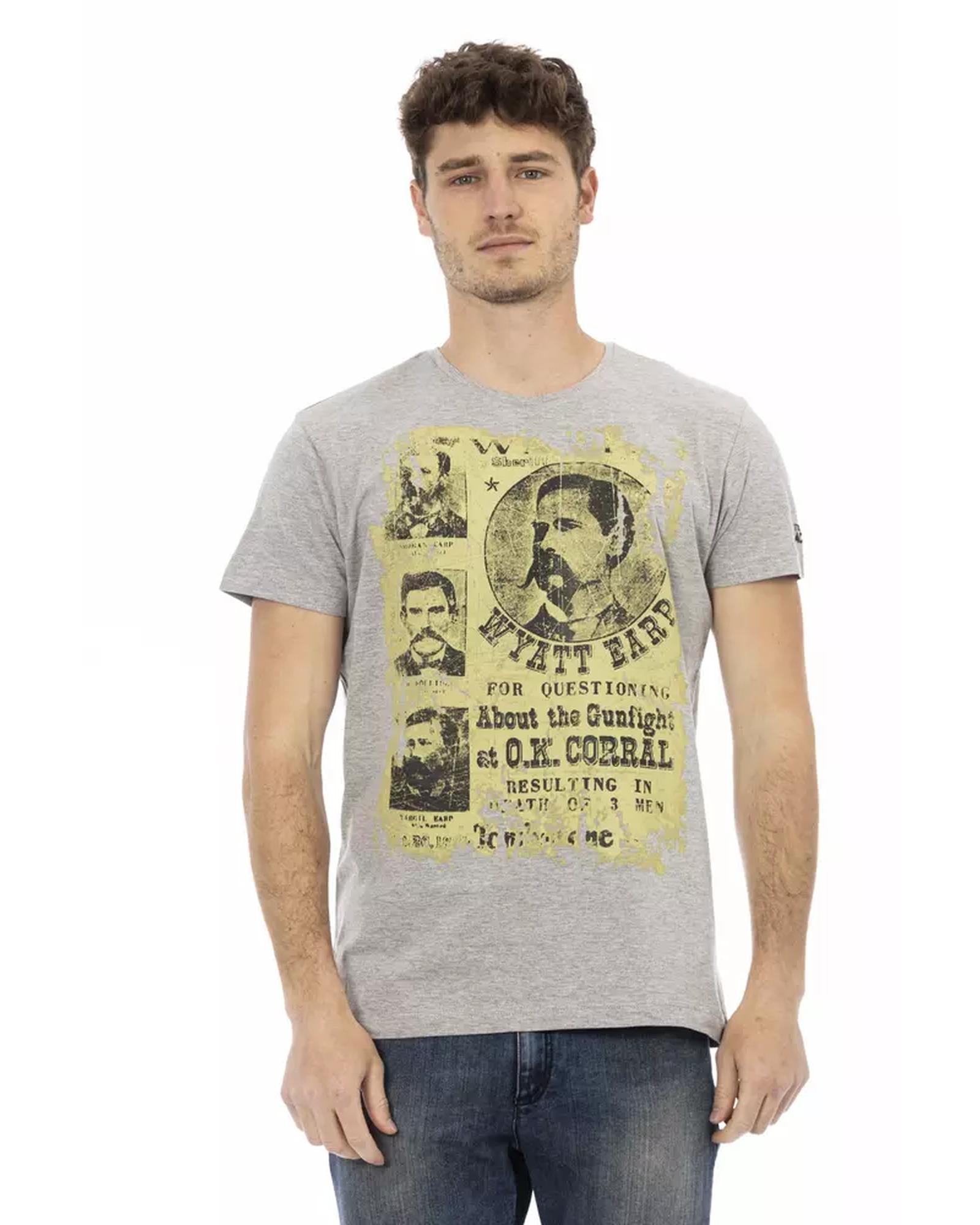 Short Sleeve T-shirt with Round Neck L Men Main image