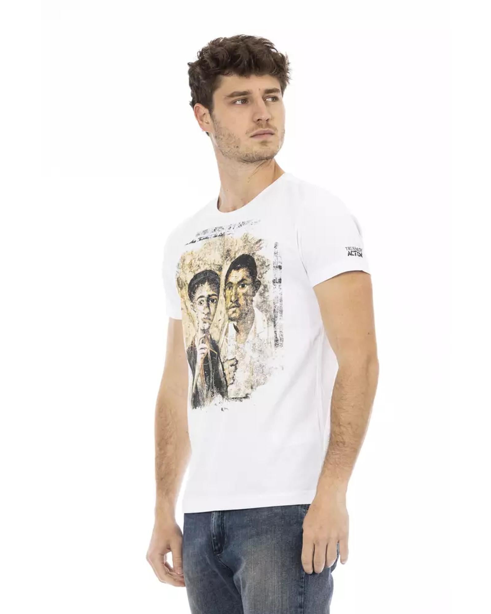 Short Sleeve T-shirt with Front Print L Men Secondary image