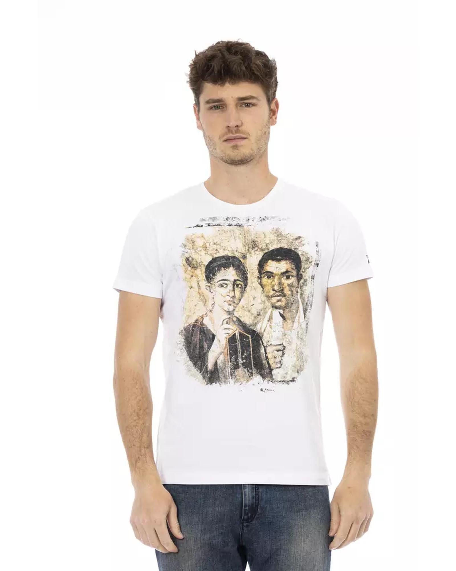 Short Sleeve T-shirt with Front Print M Men Main image
