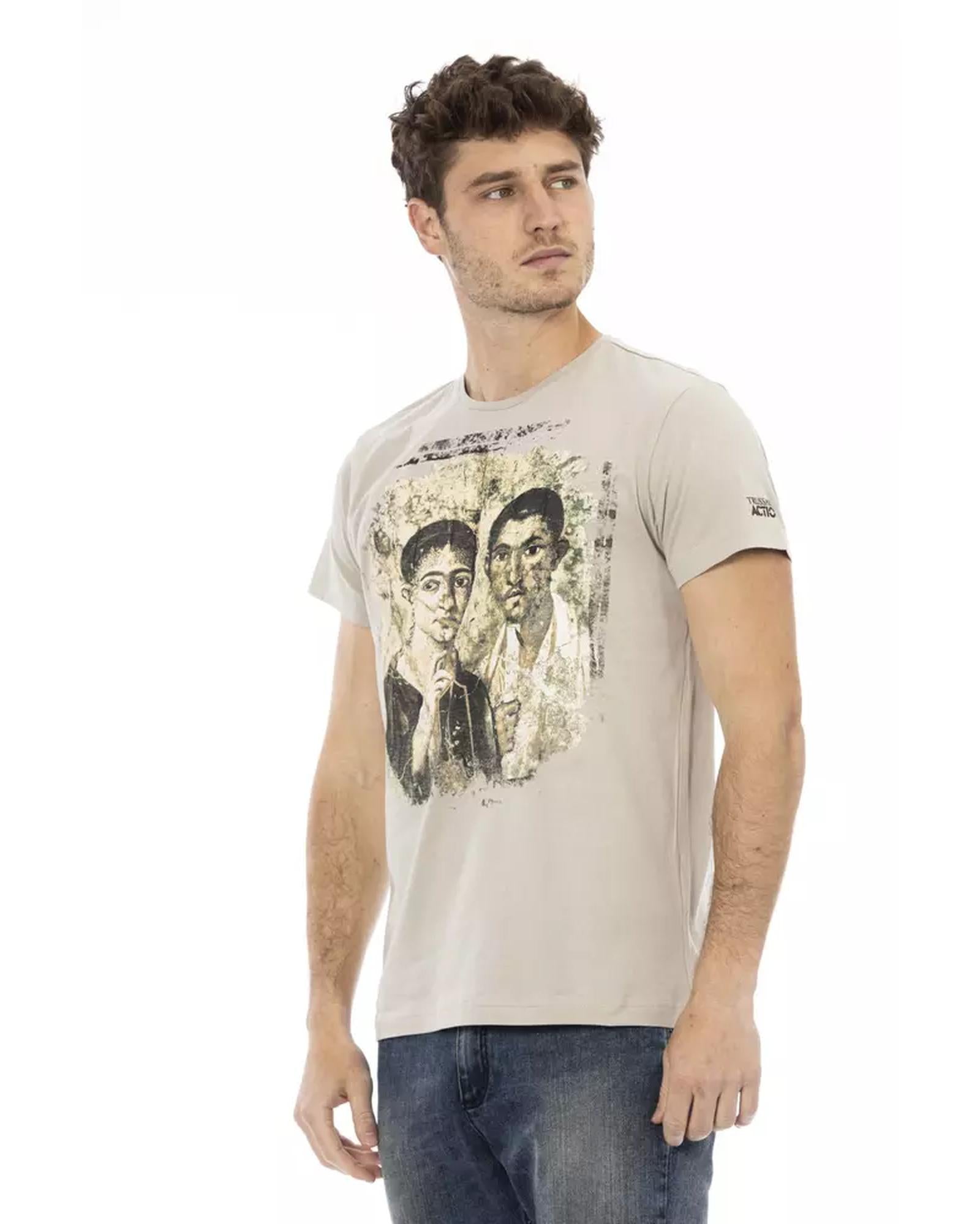 Short Sleeve T-shirt with Round Neck M Men Secondary image