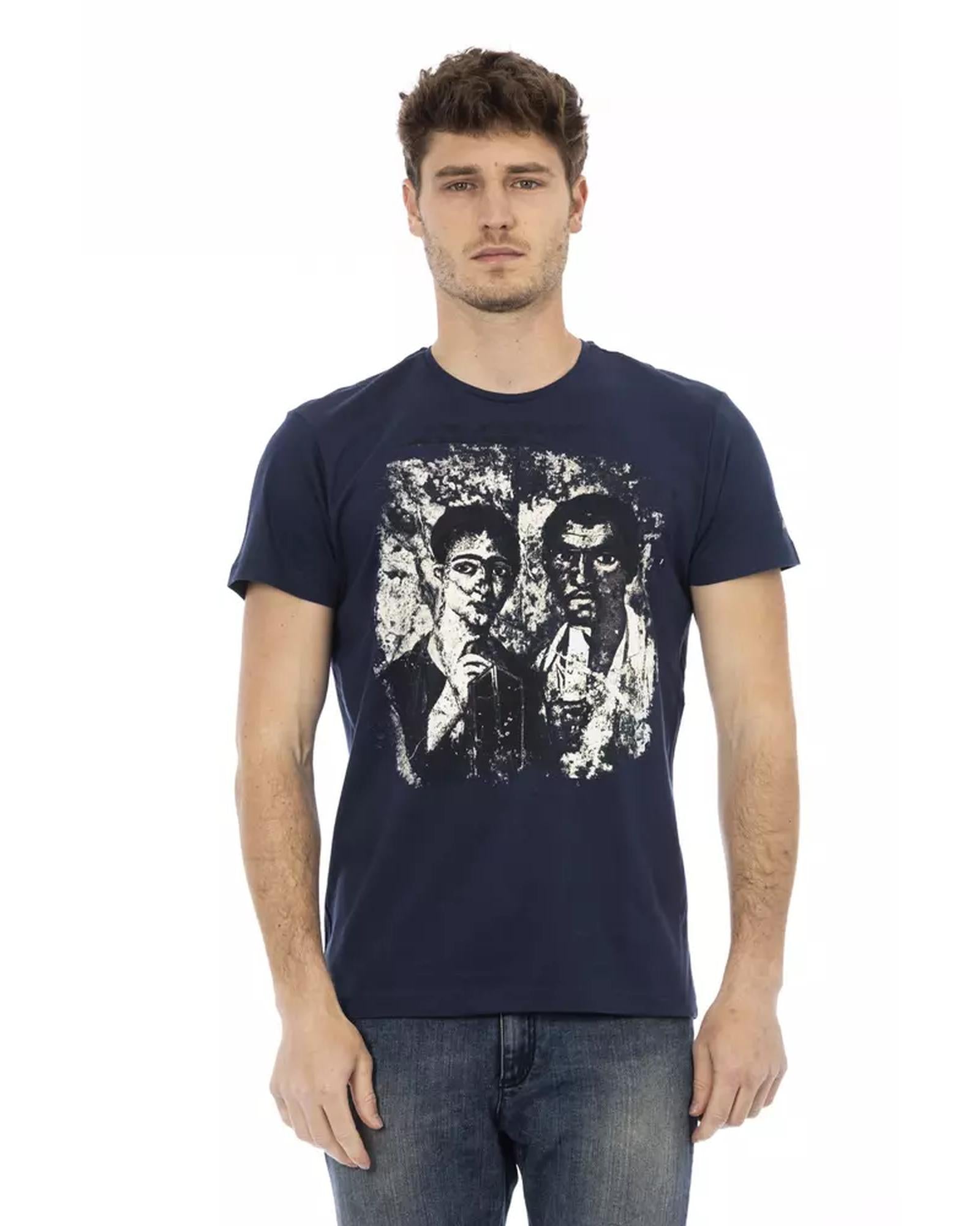 Short Sleeve T-shirt with Front Print L Men Main image
