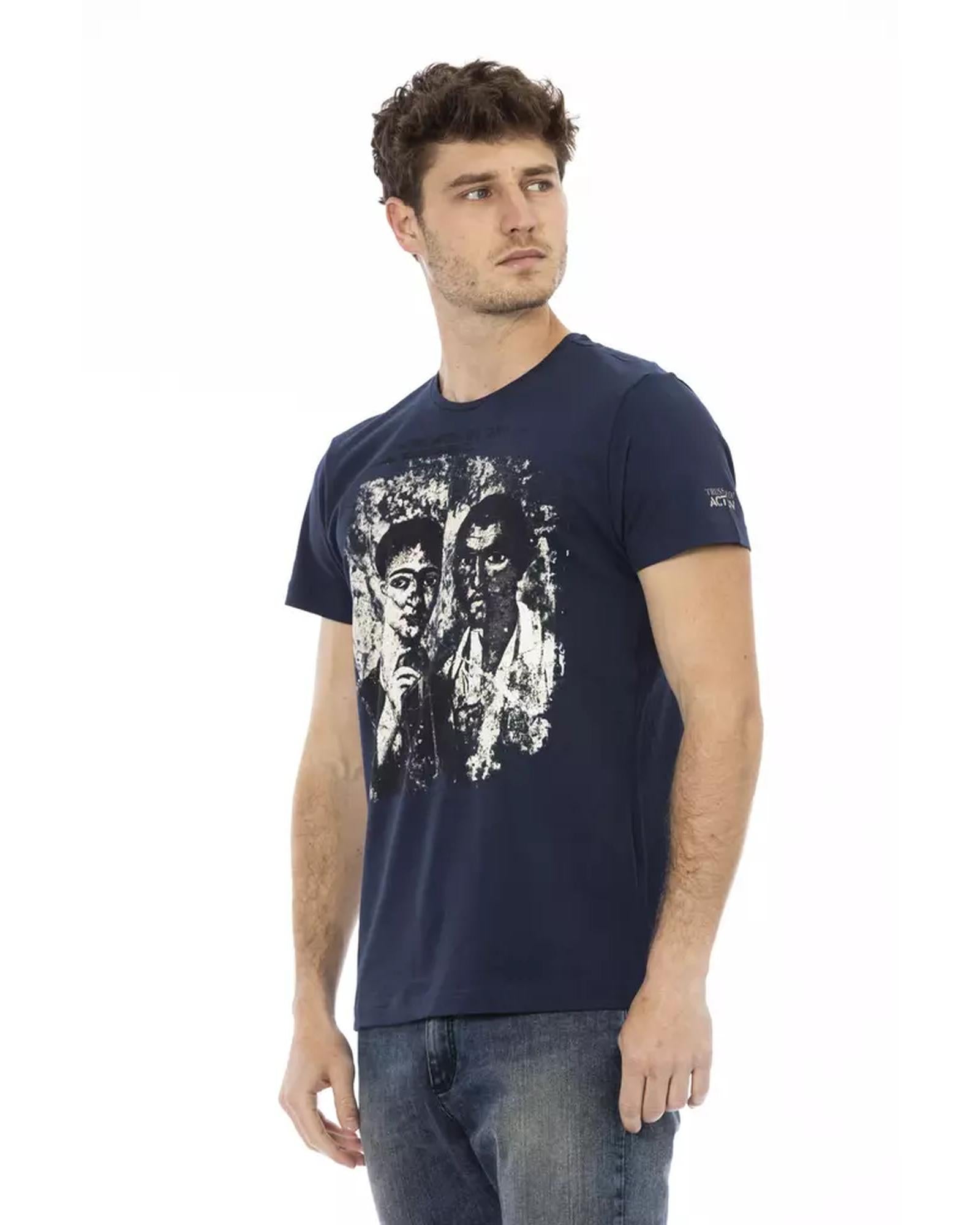 Short Sleeve T-shirt with Front Print M Men Secondary image