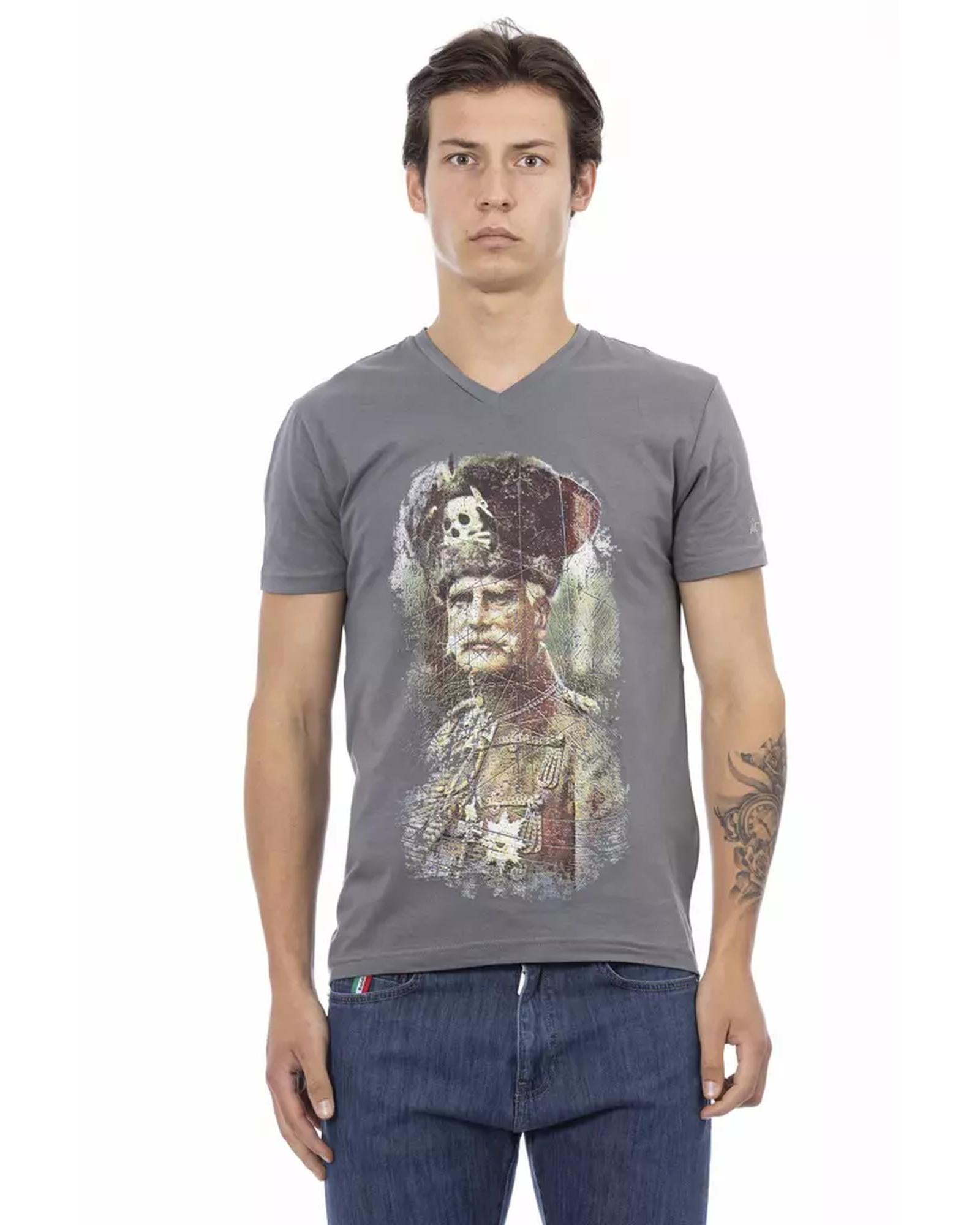 Short Sleeve T-shirt With V-neck L Men Main image