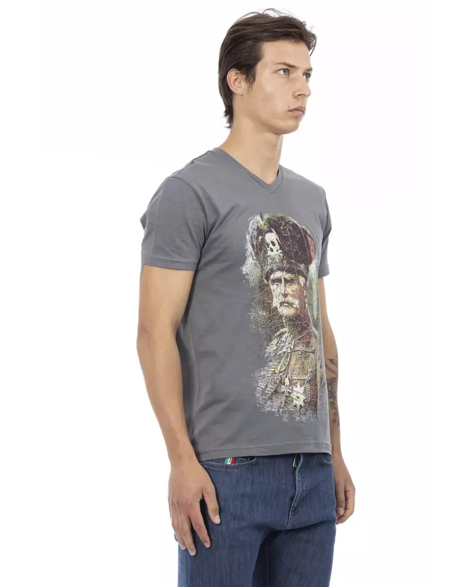 Short Sleeve T-shirt With V-neck M Men Secondary image