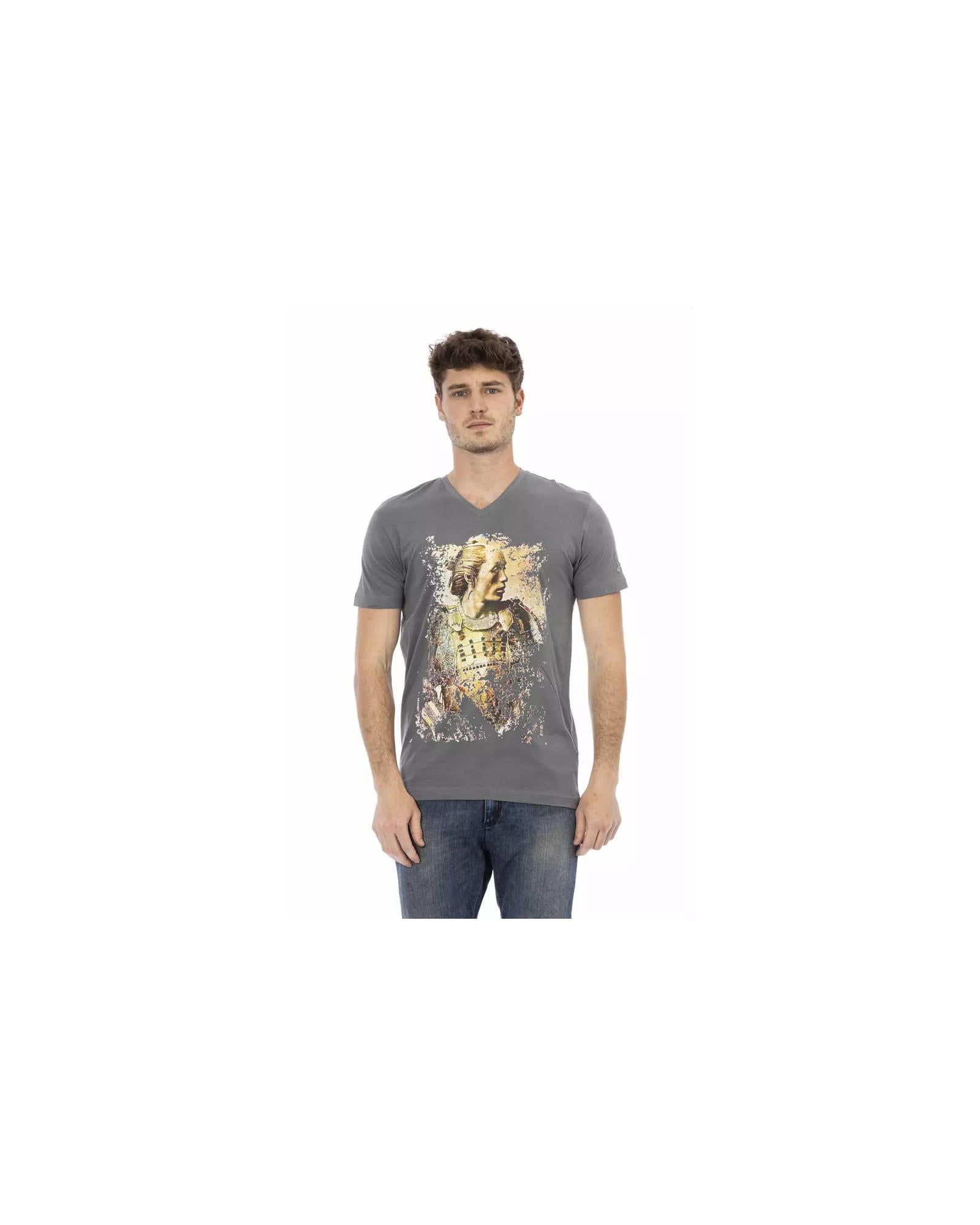 Short Sleeve T-shirt with V-neck L Men Main image
