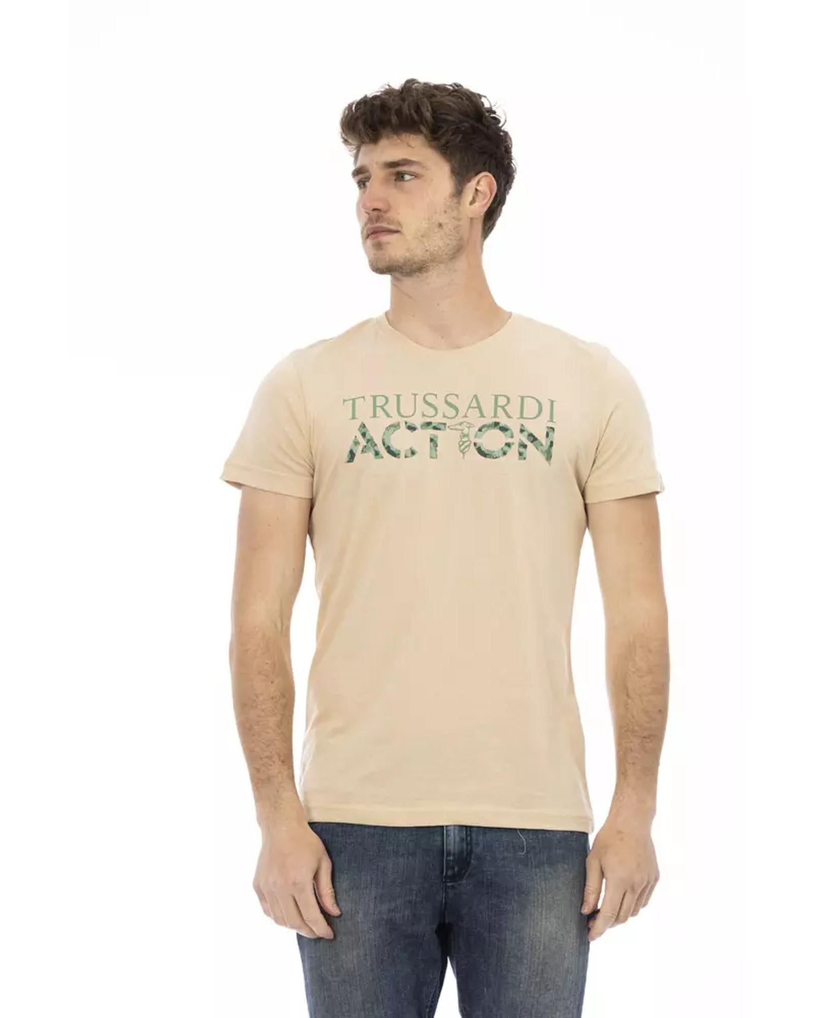 Short Sleeve T-shirt with Front Print XL Men Main image