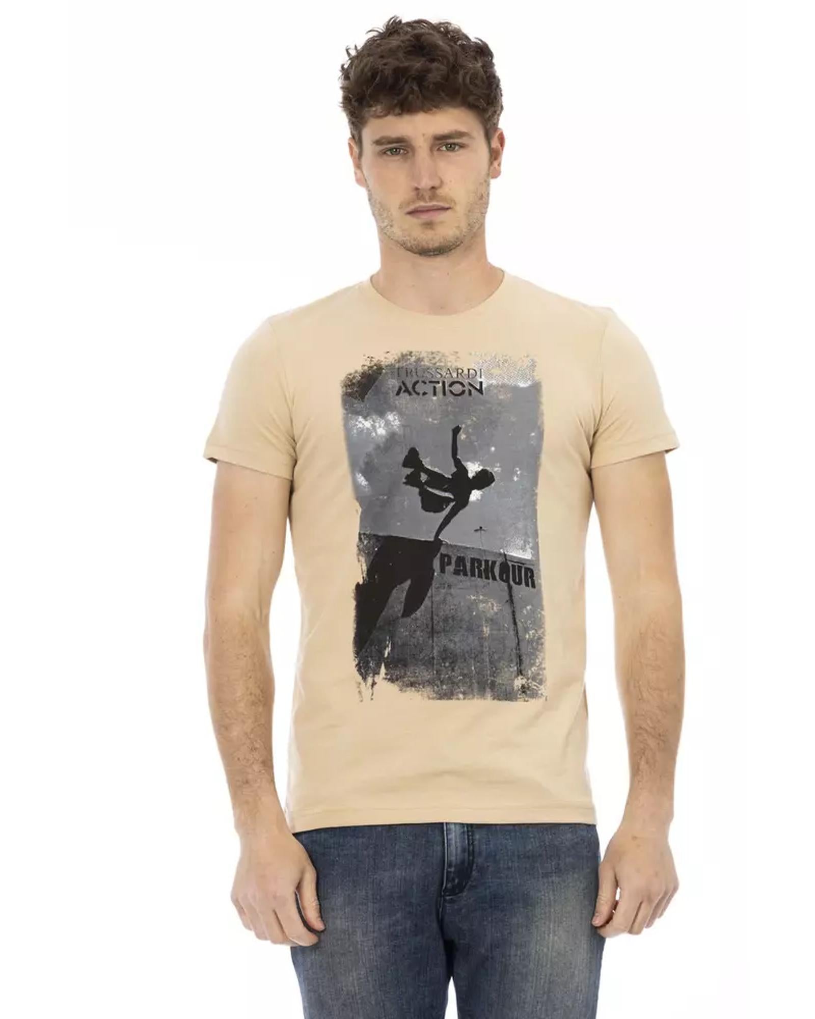 Short Sleeve T-shirt with Front Print L Men Main image