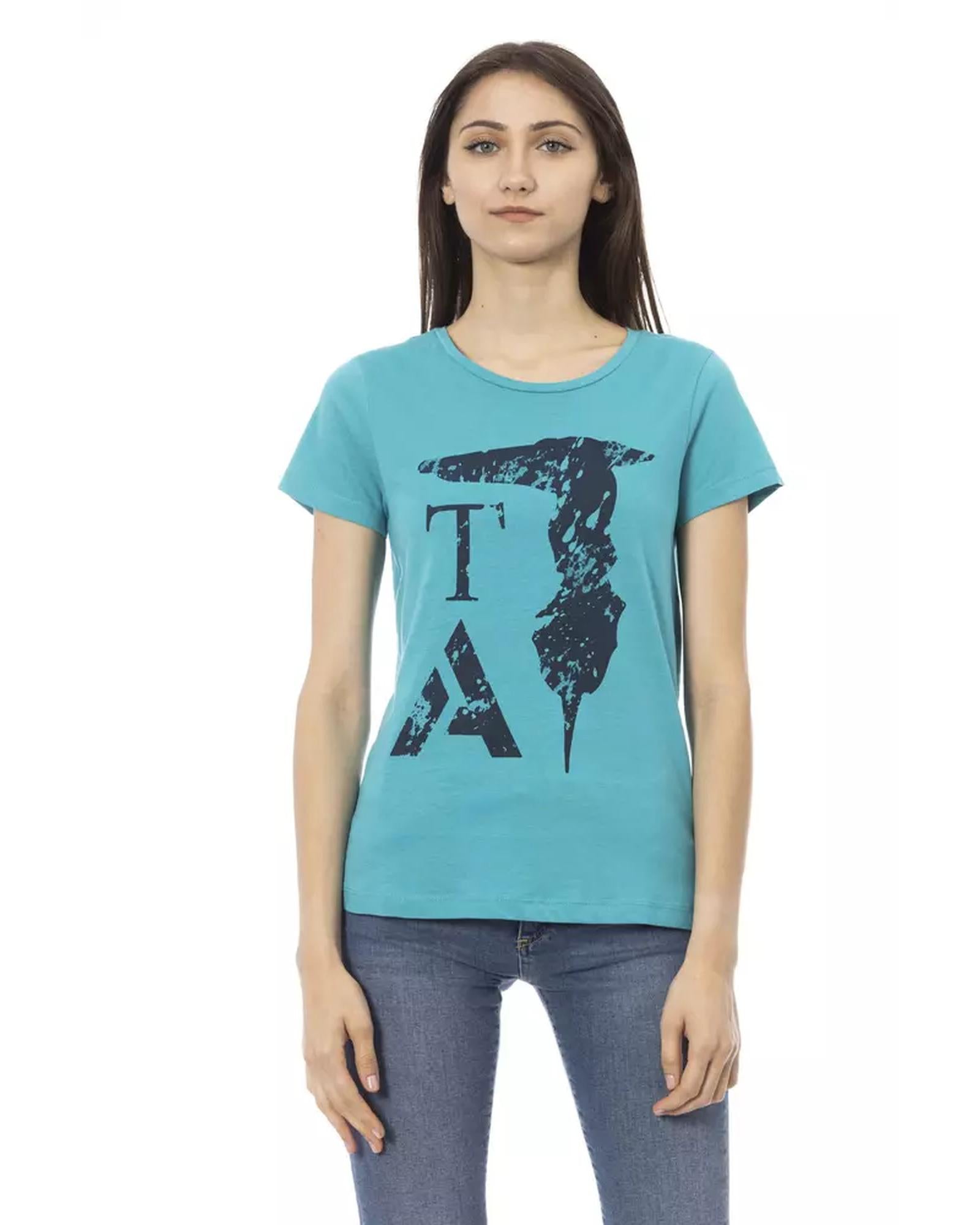 Short Sleeve T-shirt with Front Print S Women Main image