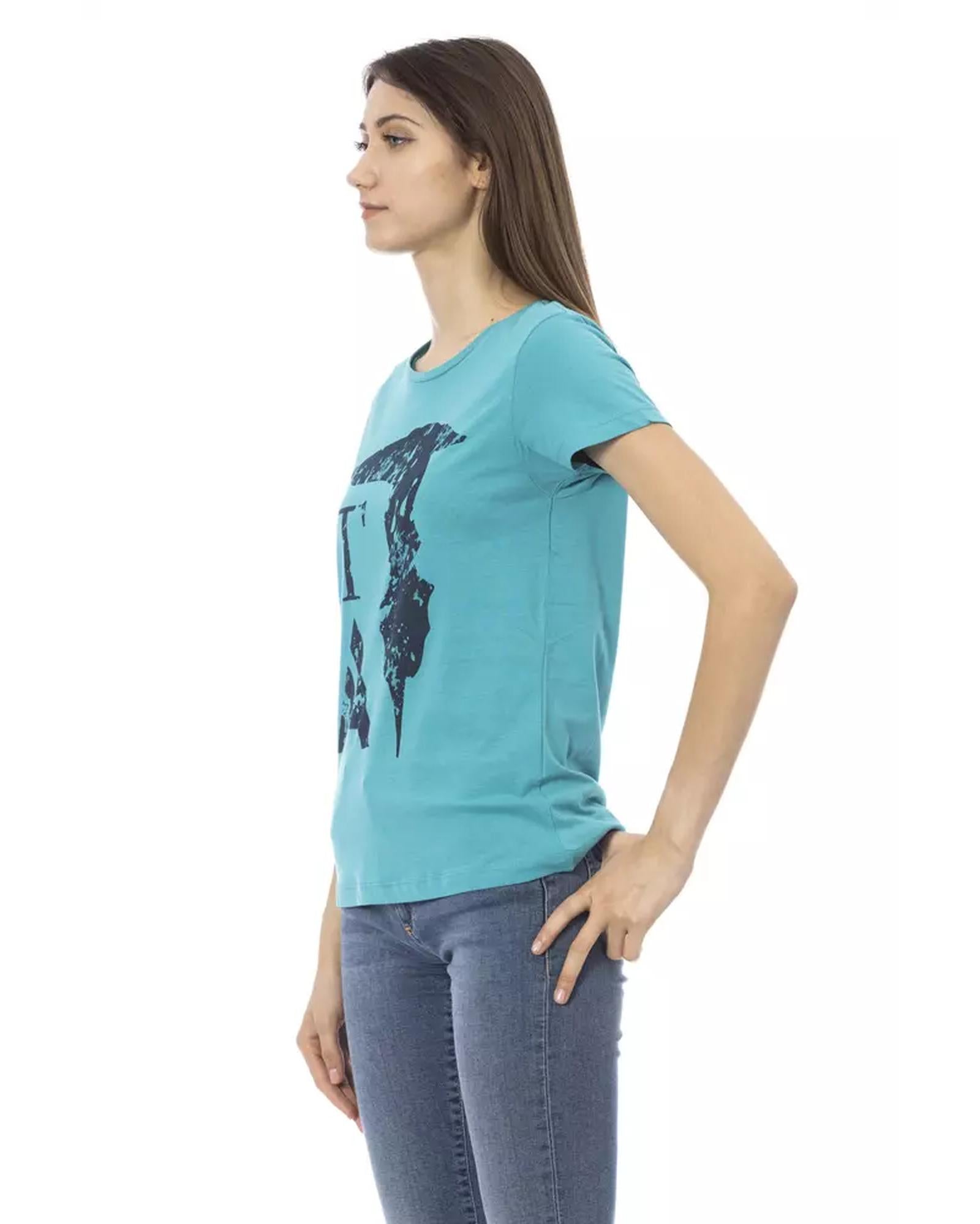 Short Sleeve T-shirt with Front Print S Women Secondary image