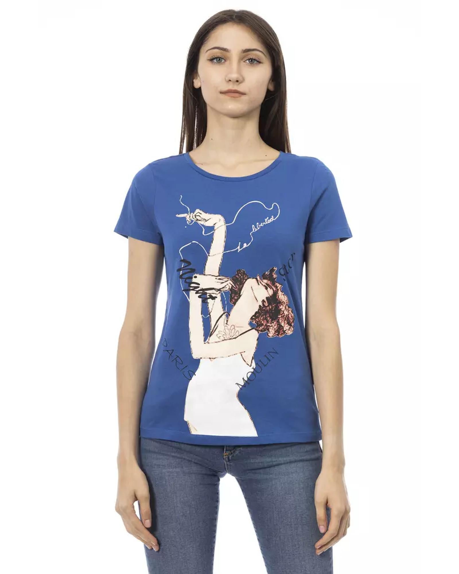 Short Sleeve T-shirt with Front Print S Women Main image