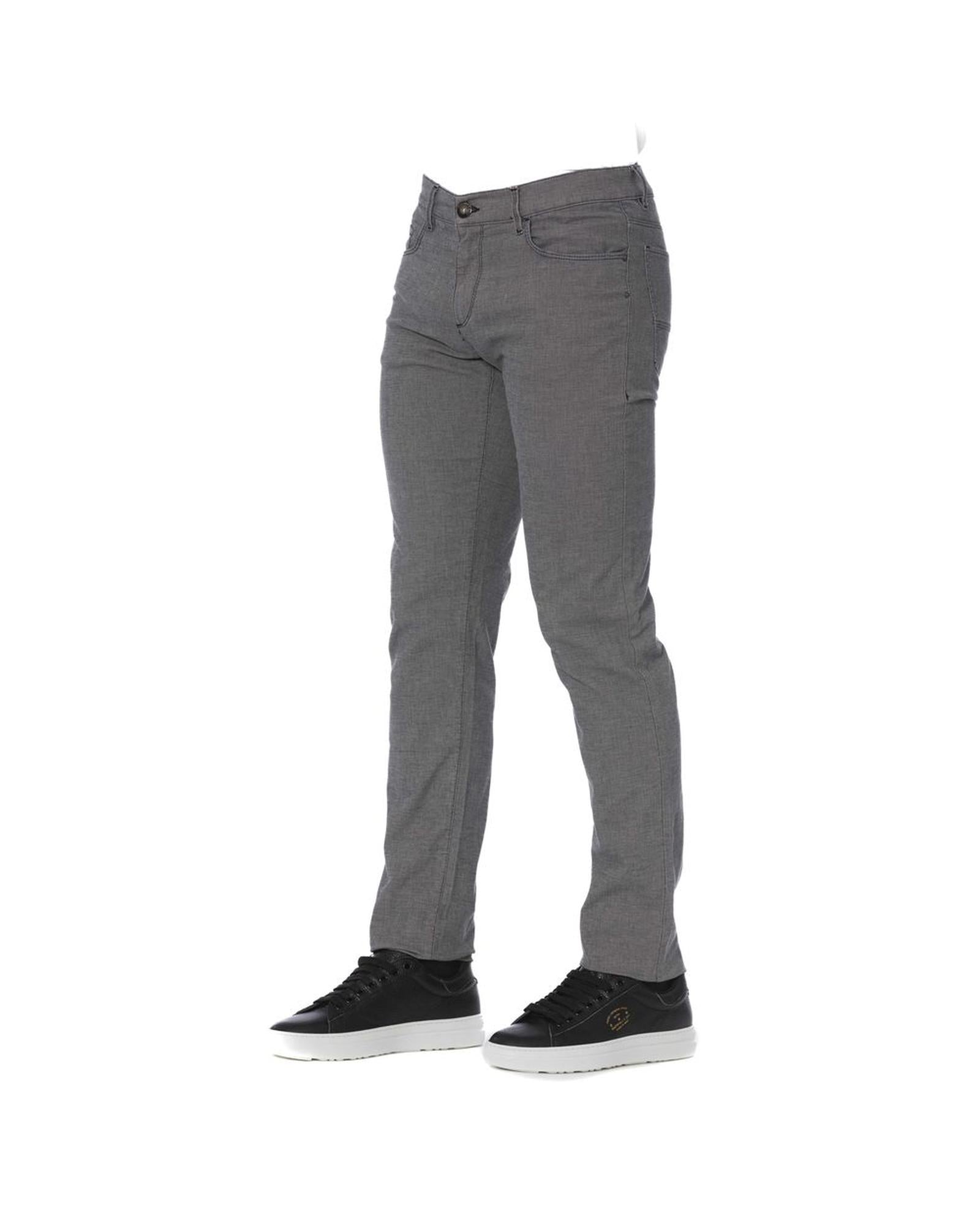 Trussardi Jeans Men's Gray Cotton Jeans & Pant - W38 US Secondary image