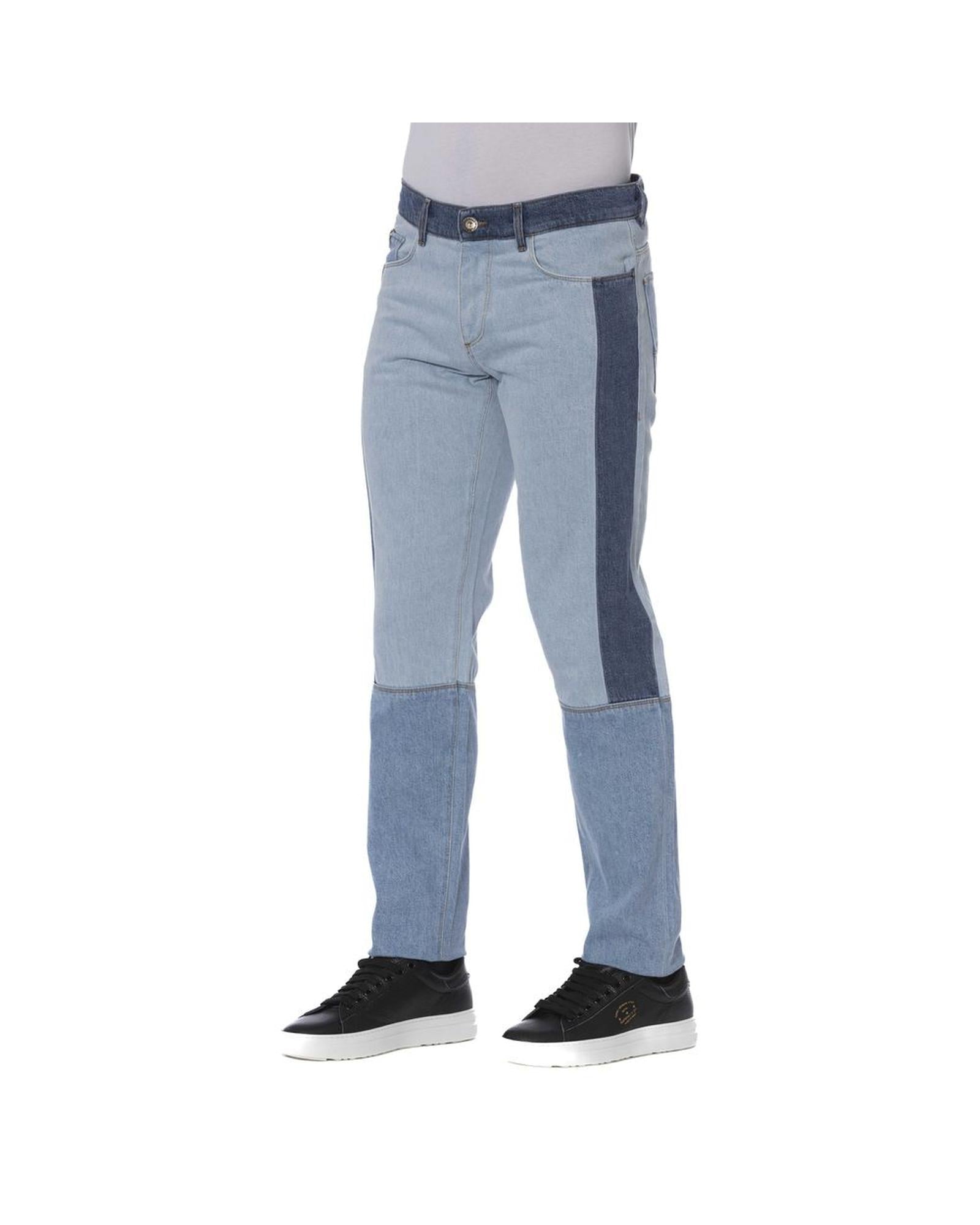 Trussardi Jeans Men's Blue Cotton Jeans & Pant - W33 US Secondary image