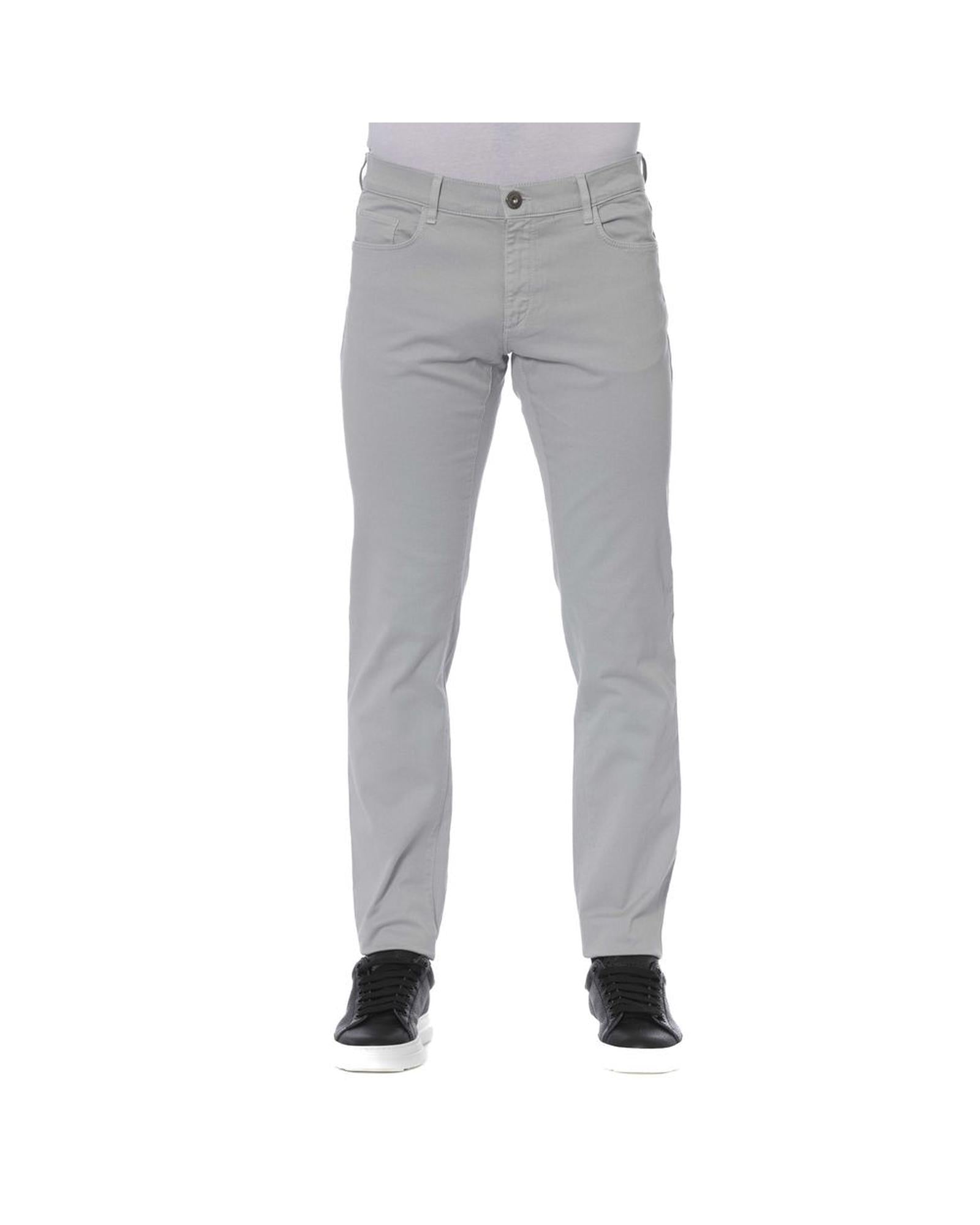 Trussardi Jeans Men's Gray Cotton Jeans & Pant - W29 US Main image