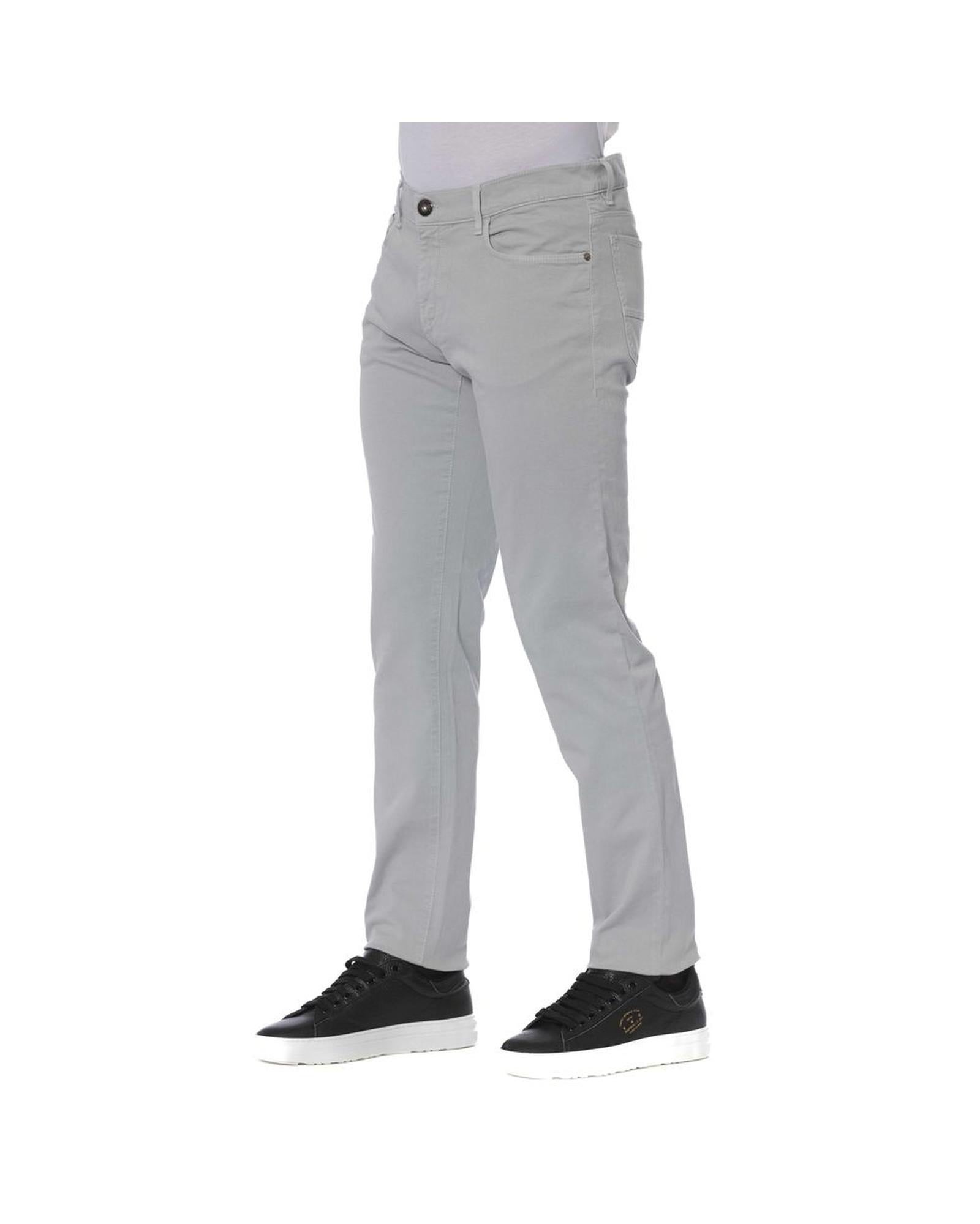 Trussardi Jeans Men's Gray Cotton Jeans & Pant - W29 US Secondary image