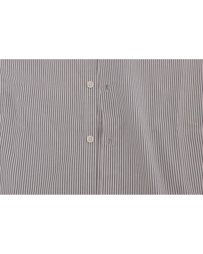 Frankie Morello Casual Shirt with Blue Stripes L Men