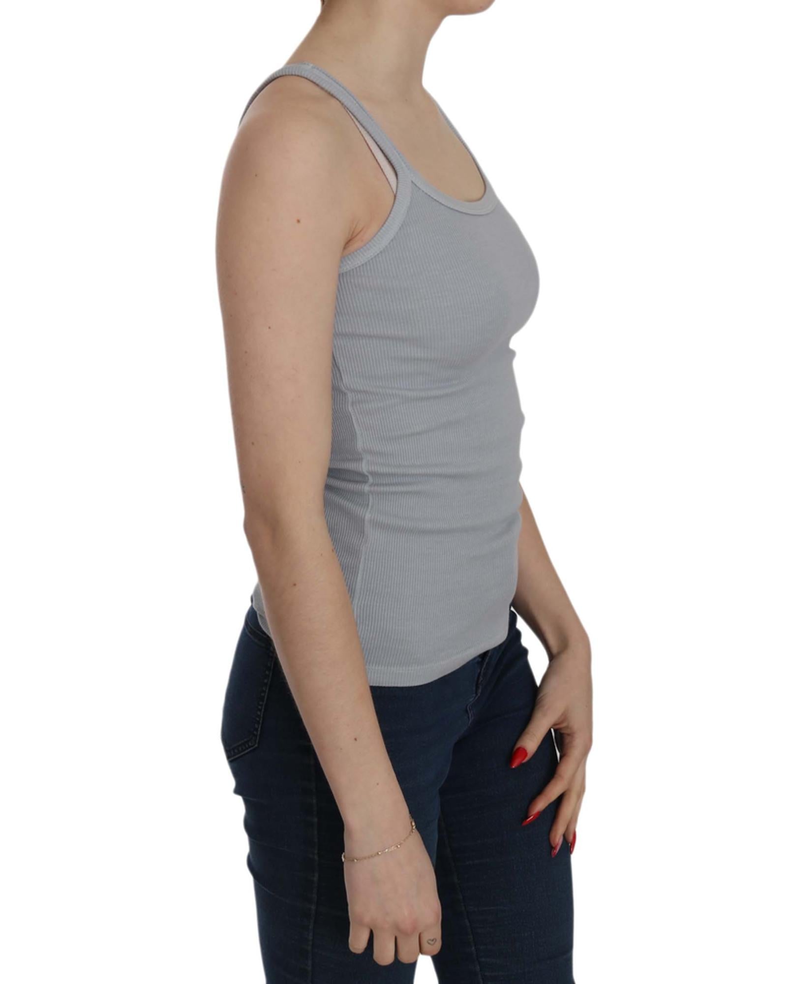 Pink Memories Round Neck Sleeveless Top Blouse 44 IT Women Secondary image