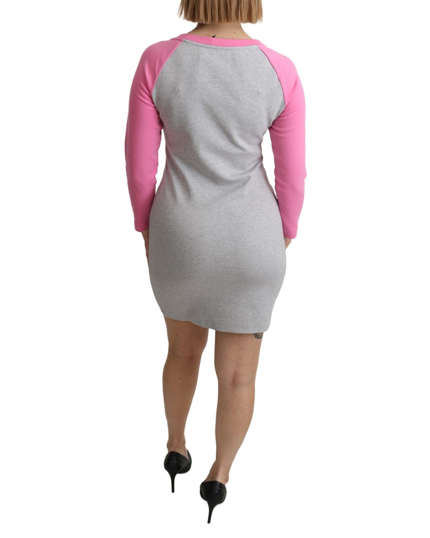 Crew Neck 3/4 Sleeve Sweater Dress with My Little Pony Motive 38 IT Women