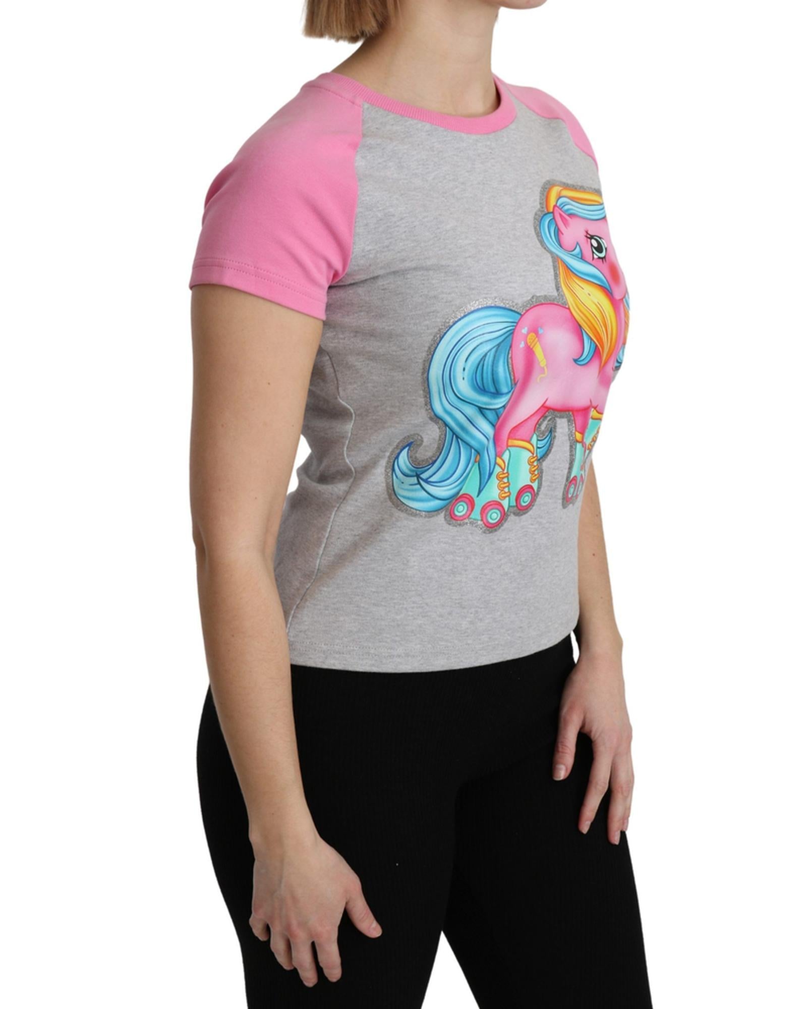 Moschino Couture Crew Neck T-shirt with My Little Pony Motif 36 IT Women Secondary image