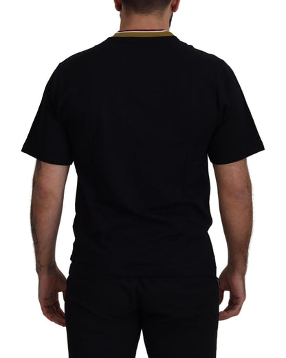 Authentic Dolce & Gabbana Logo Embroidered Short Sleeve T-Shirt 44 IT Men