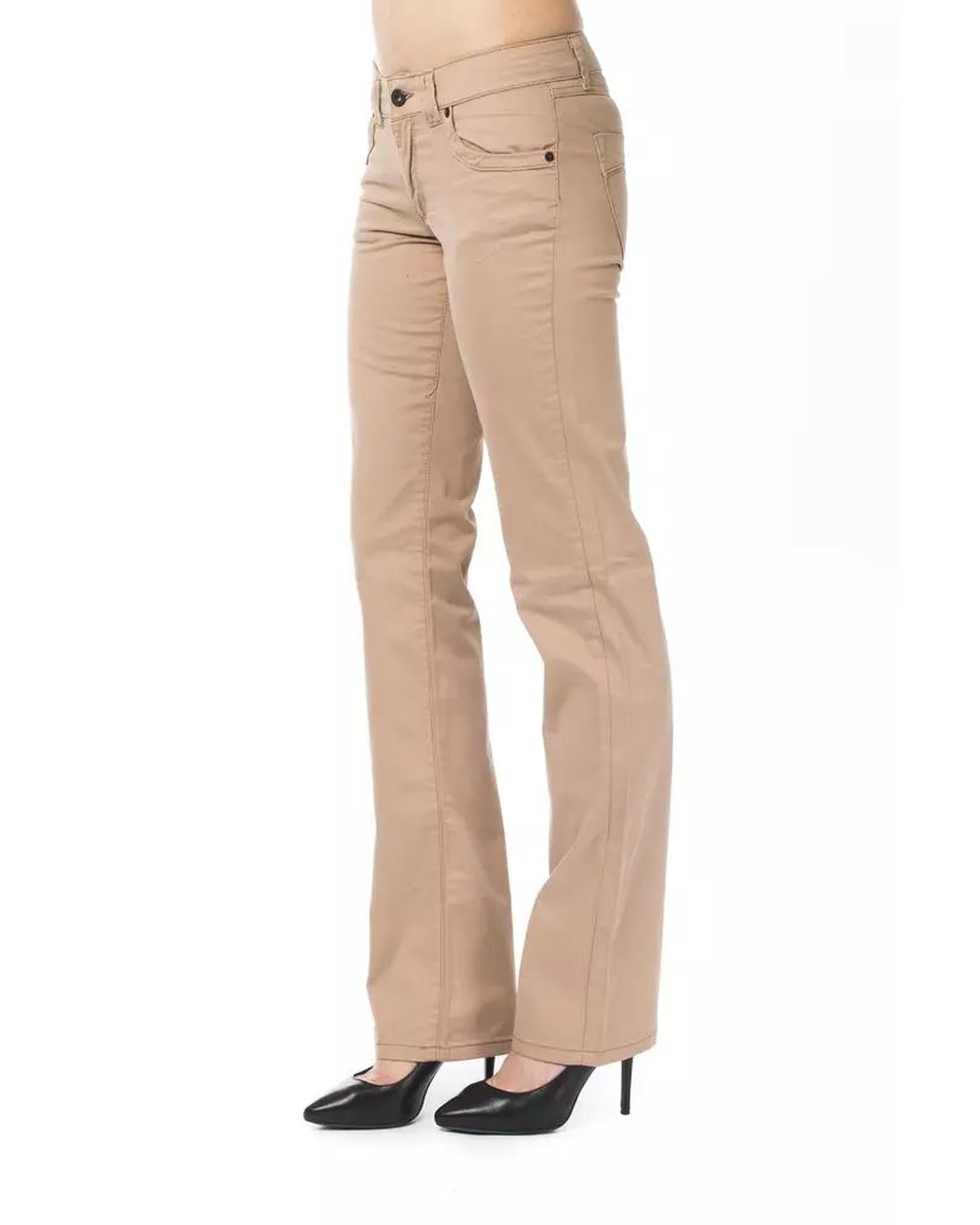 Ungaro Fever Women's Beige Cotton Jeans & Pant - W28 US Secondary image