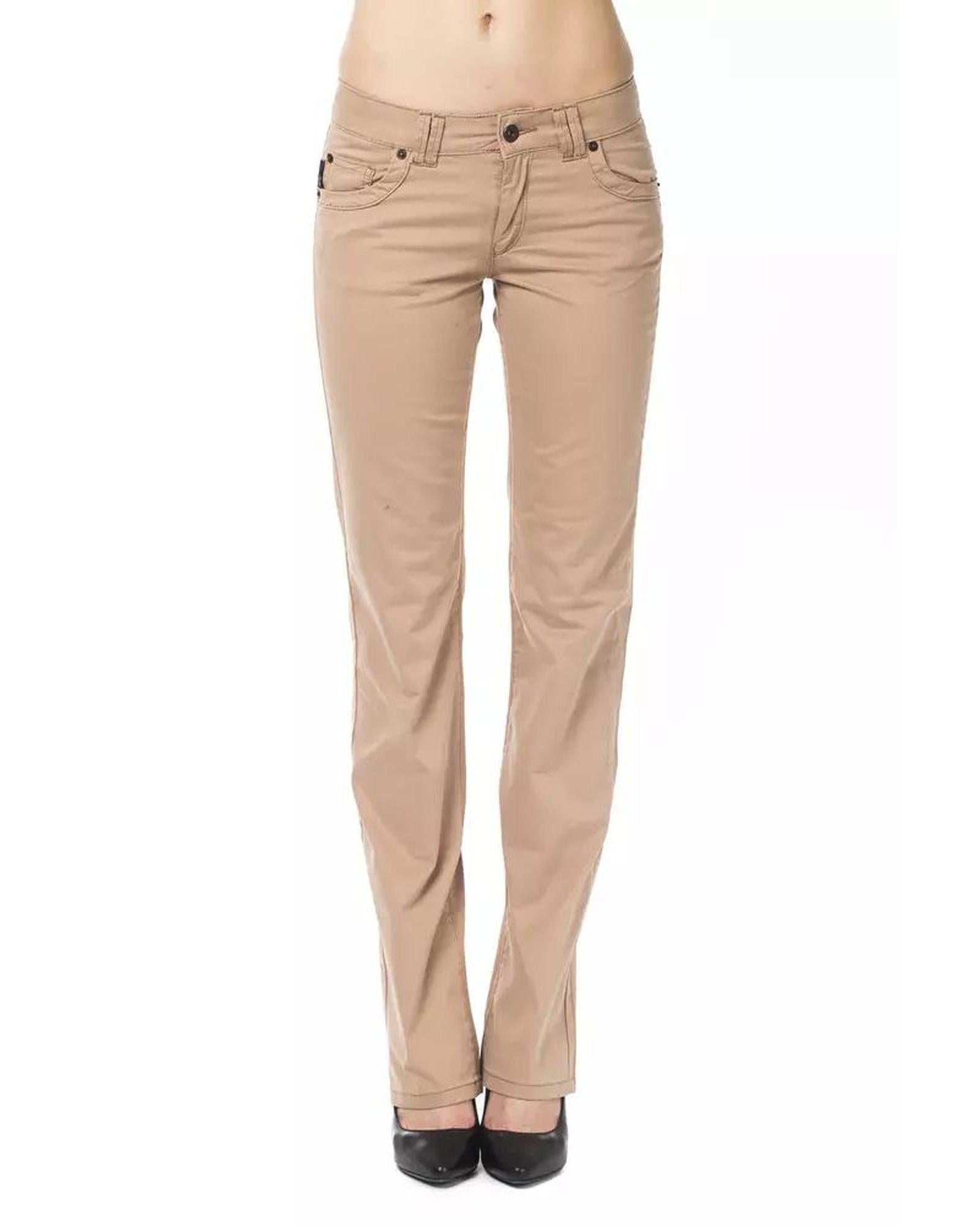 Ungaro Fever Women's Beige Cotton Jeans & Pant - W32 US Main image