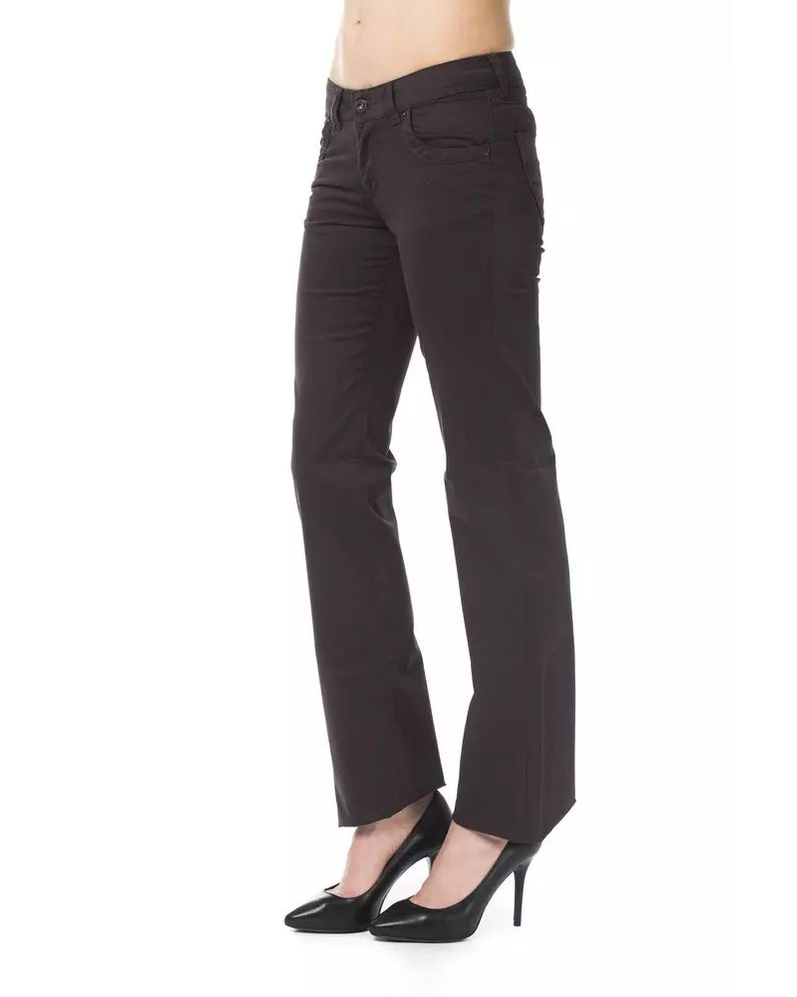 Ungaro Fever Women's Brown Cotton Jeans & Pant - W30 US Secondary image