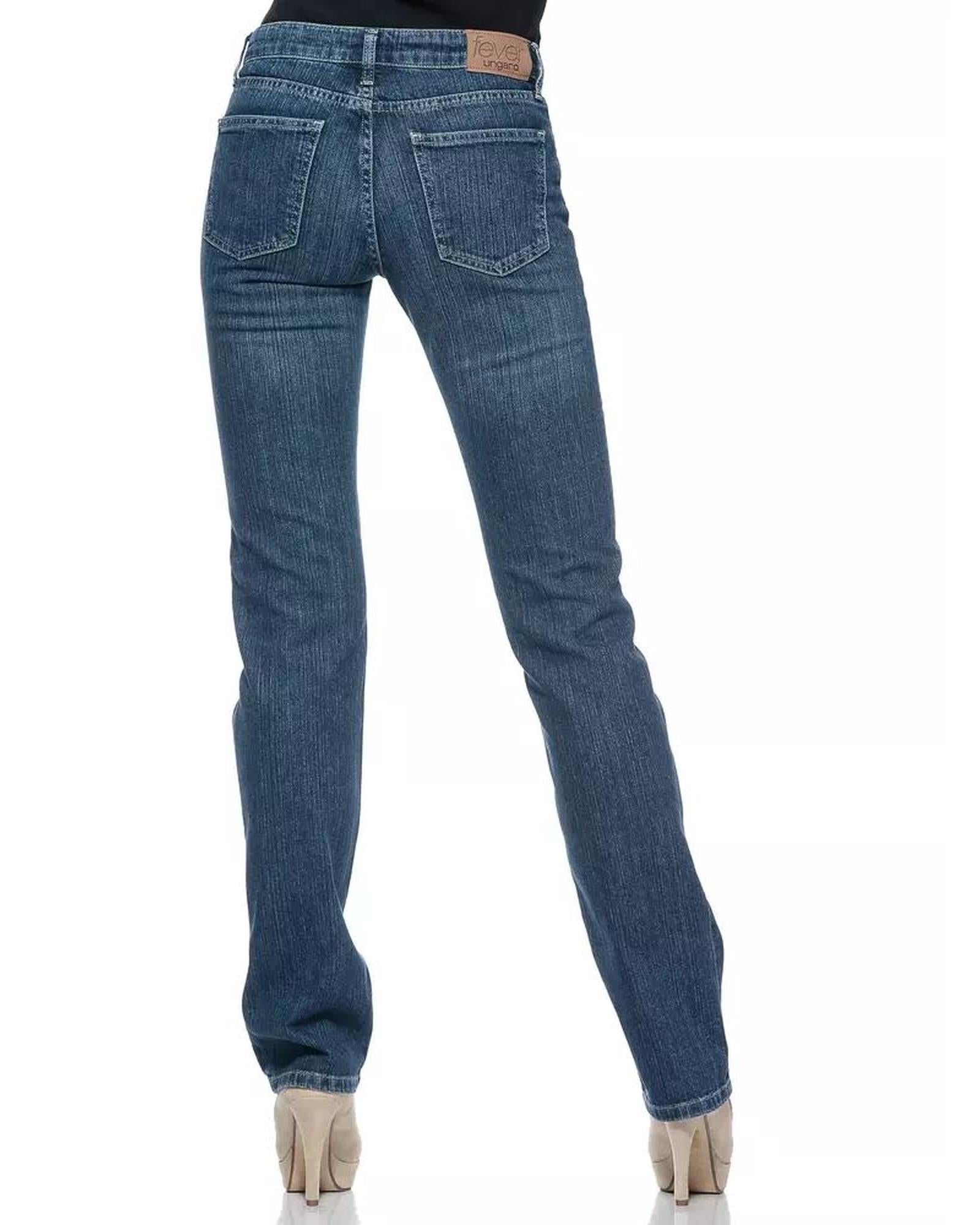 Ungaro Fever Women's Blue Cotton Jeans & Pant - W34 US Secondary image
