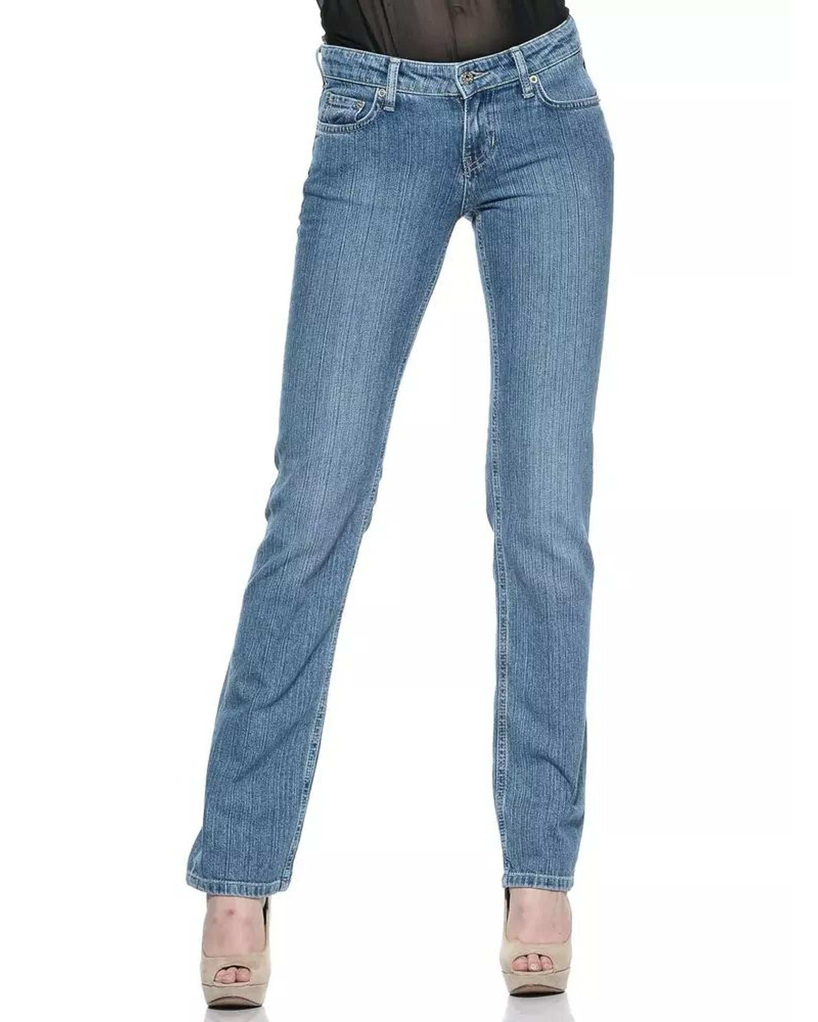Ungaro Fever Women's Light Blue Cotton Jeans & Pant - W34 US Main image