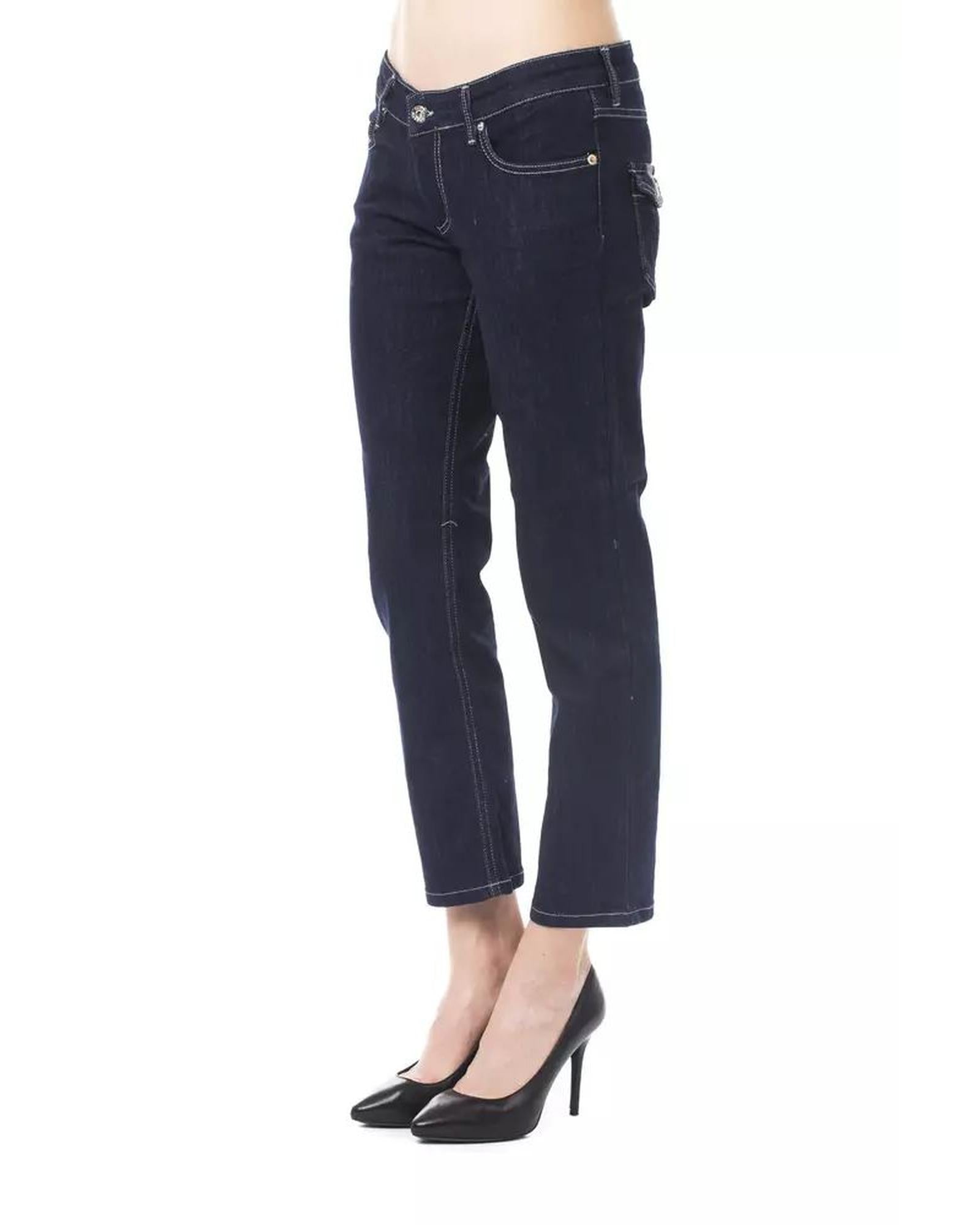 Ungaro Fever Women's Blue Cotton Jeans & Pant - W34 US Secondary image